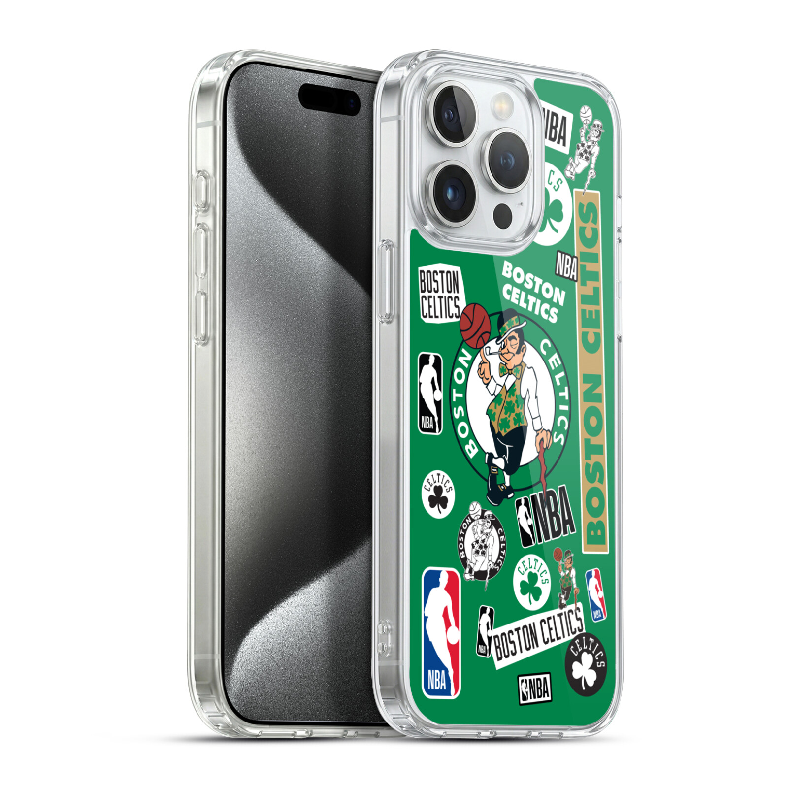 Sticker Collage Hybrid MagSafe Case for iPhone 15 Pro Max