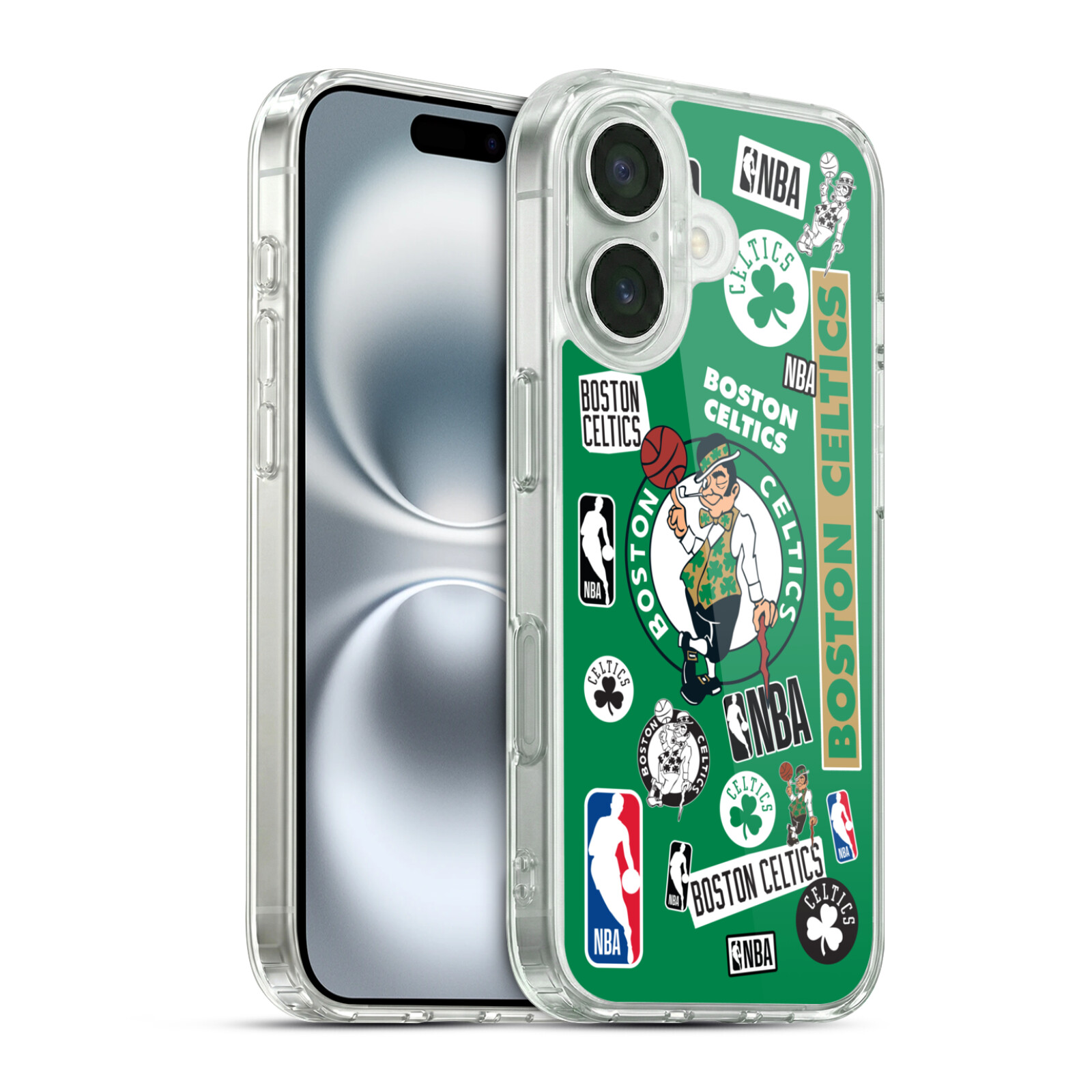 Sticker Collage Hybrid MagSafe Case for iPhone 16