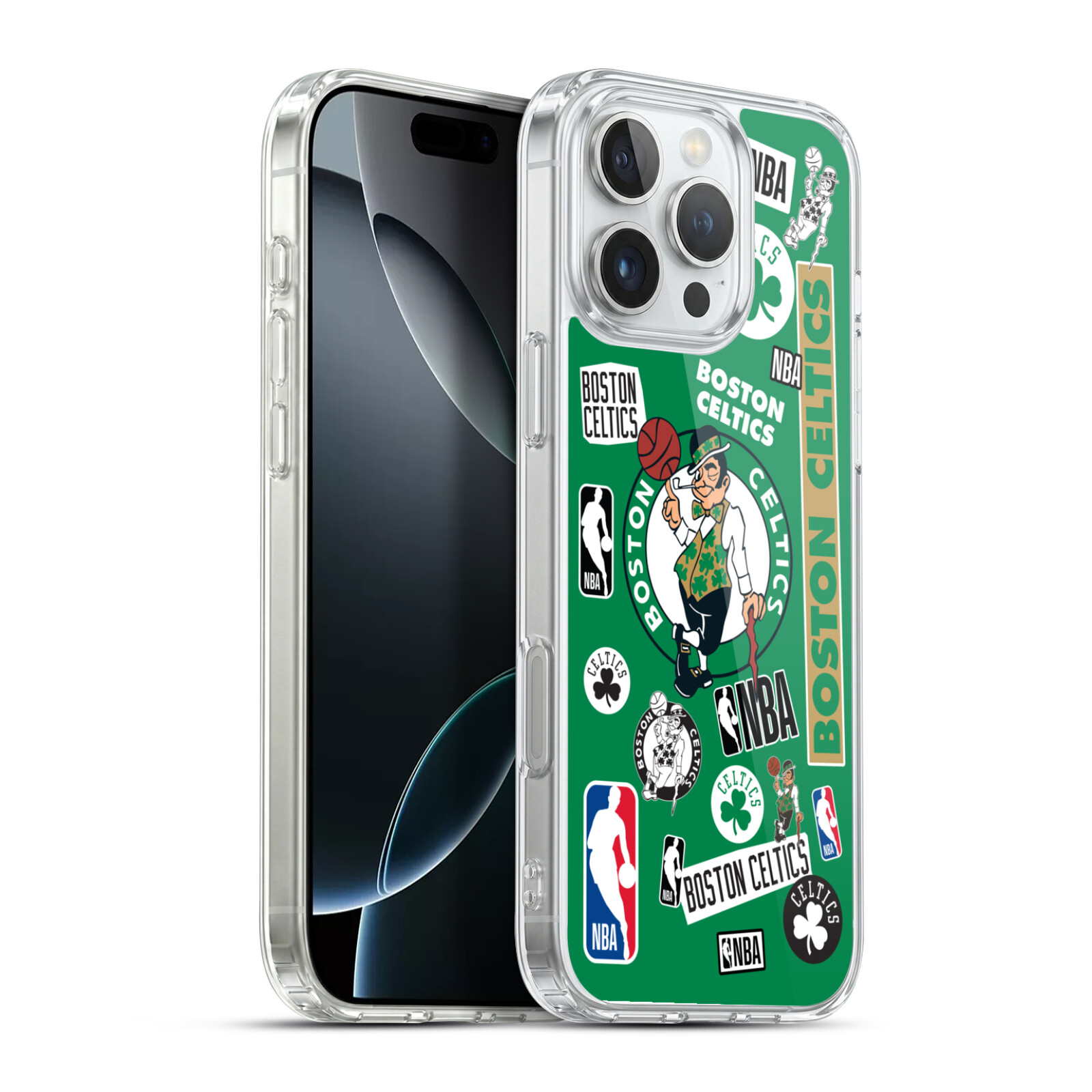 Sticker Collage Hybrid MagSafe Case for iPhone 16 Pro Max