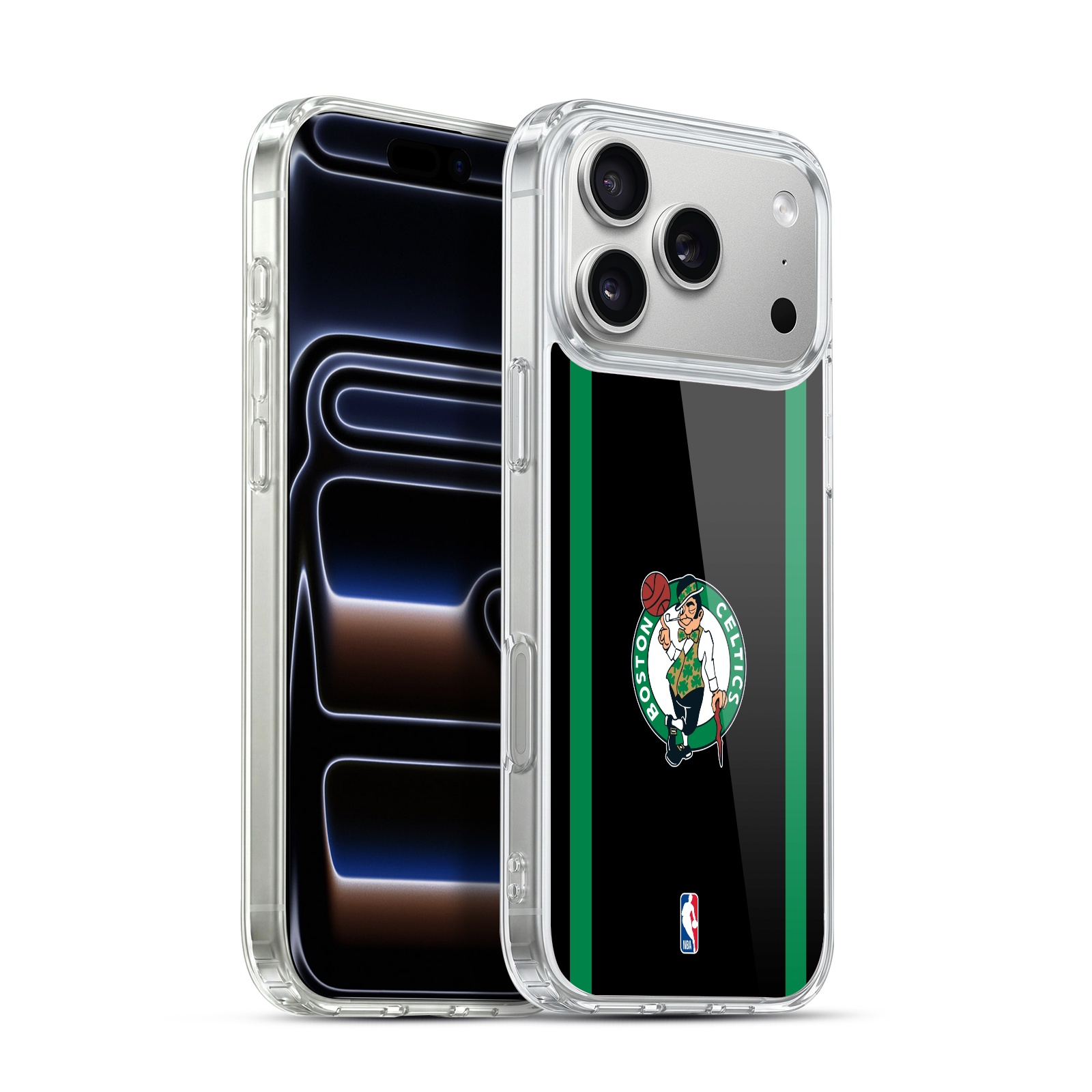 Black Green Design Hybrid MagSafe Case for iPhone 17 Pro Max