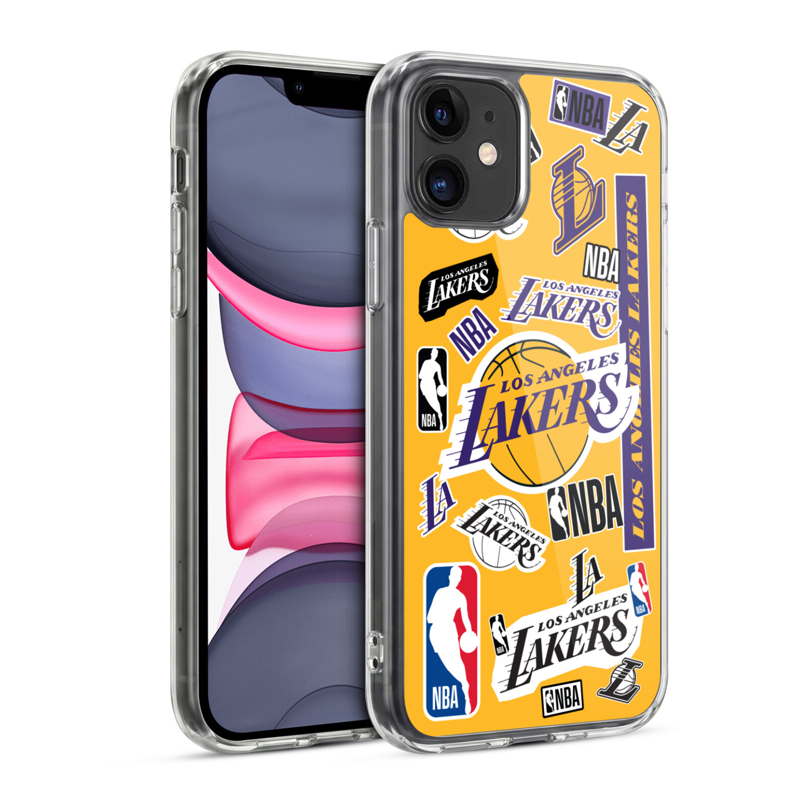 Sticker Collage Hybrid MagSafe Case for iPhone 11