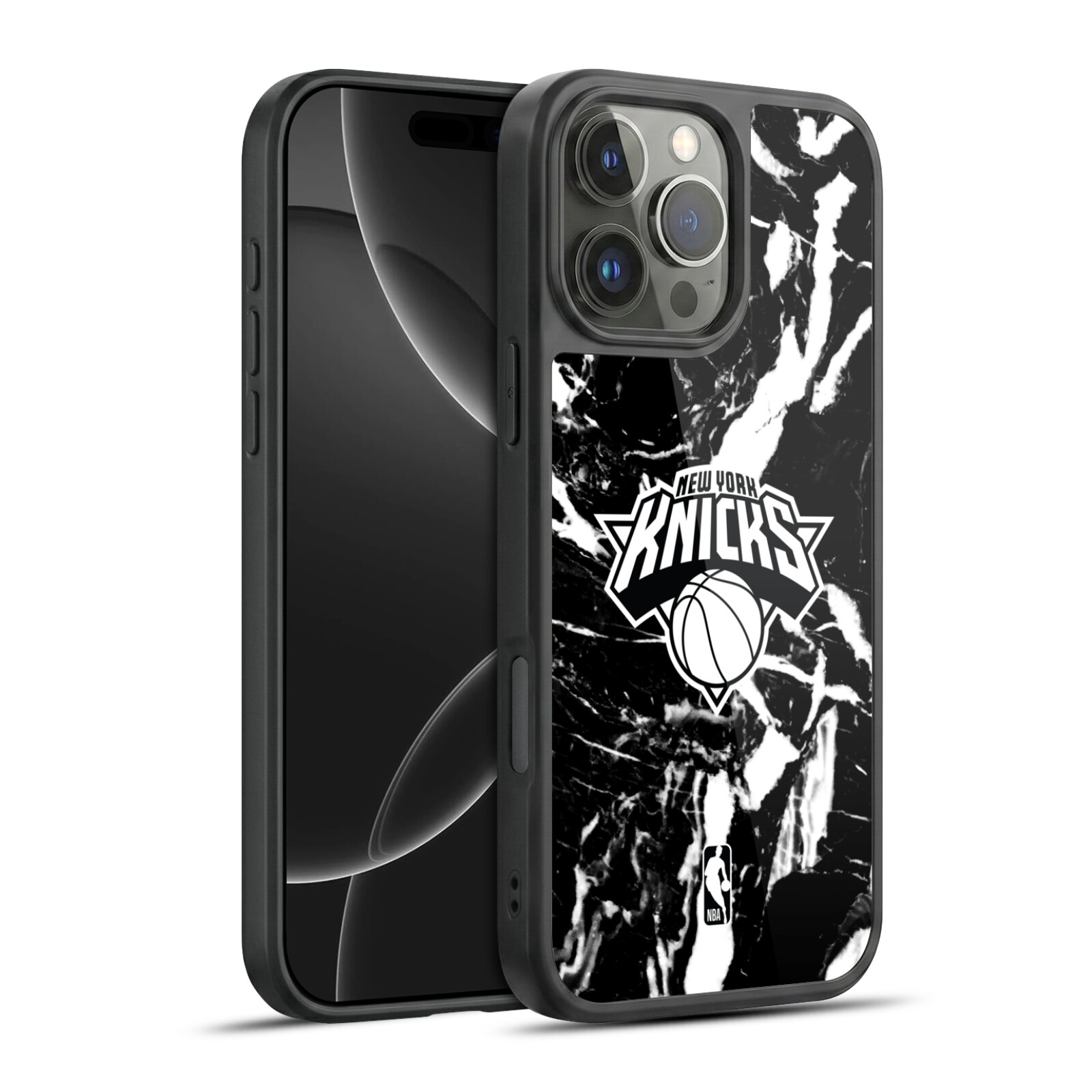 Black Marble Hard MagSafe Case for iPhone 16 Pro Max