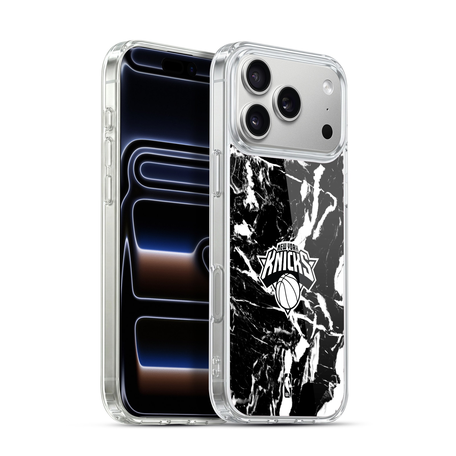 Black Marble Hybrid MagSafe Case for iPhone 17 Pro Max