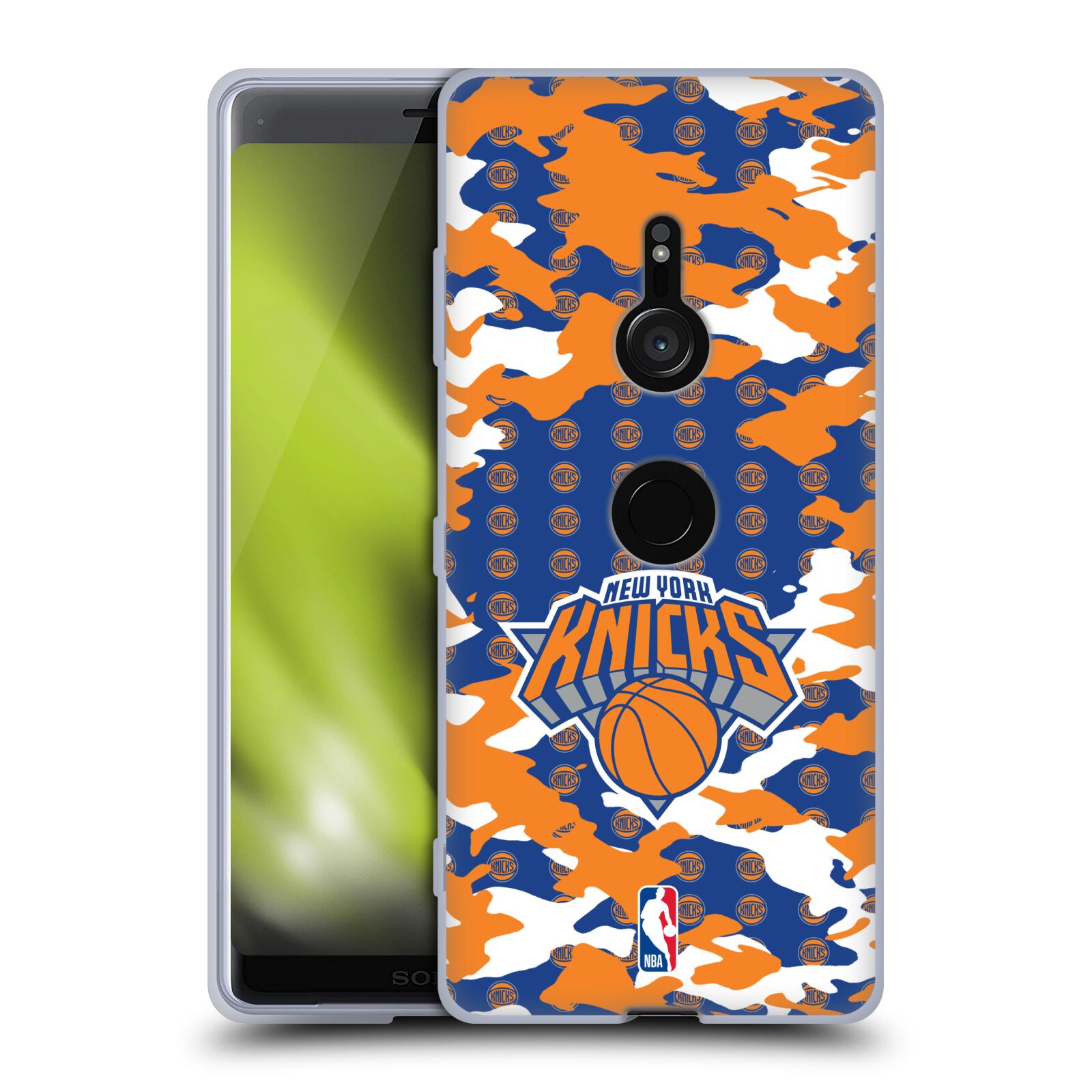 CUSTODIA GEL UFFICIALE NBA NEW YORK KNICKS PER TELEFONI SONY 1 - Foto 9 di 21