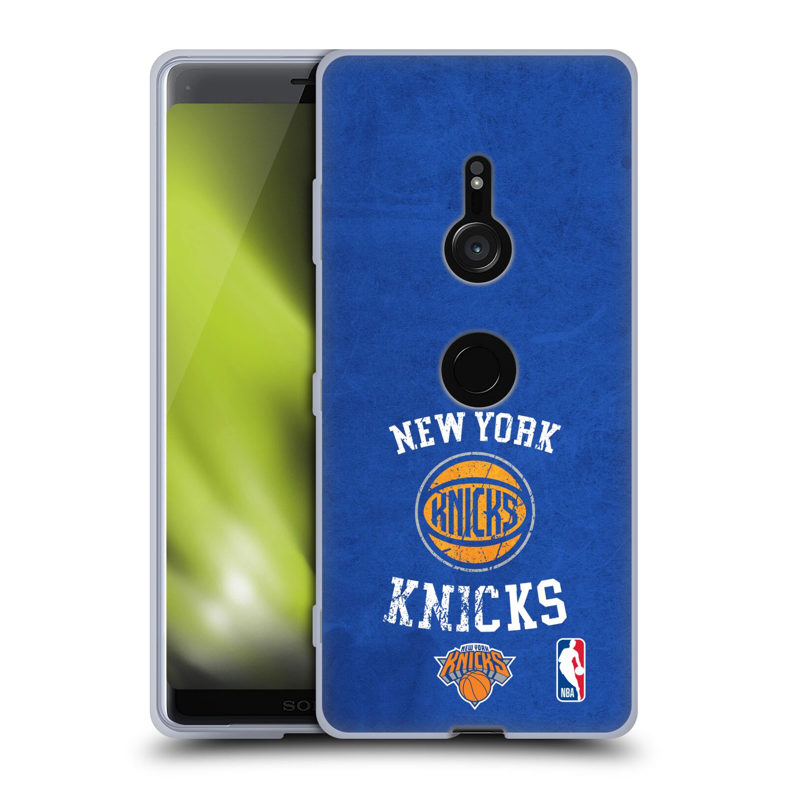 CUSTODIA GEL UFFICIALE NBA NEW YORK KNICKS PER TELEFONI SONY 1 - Foto 10 di 21