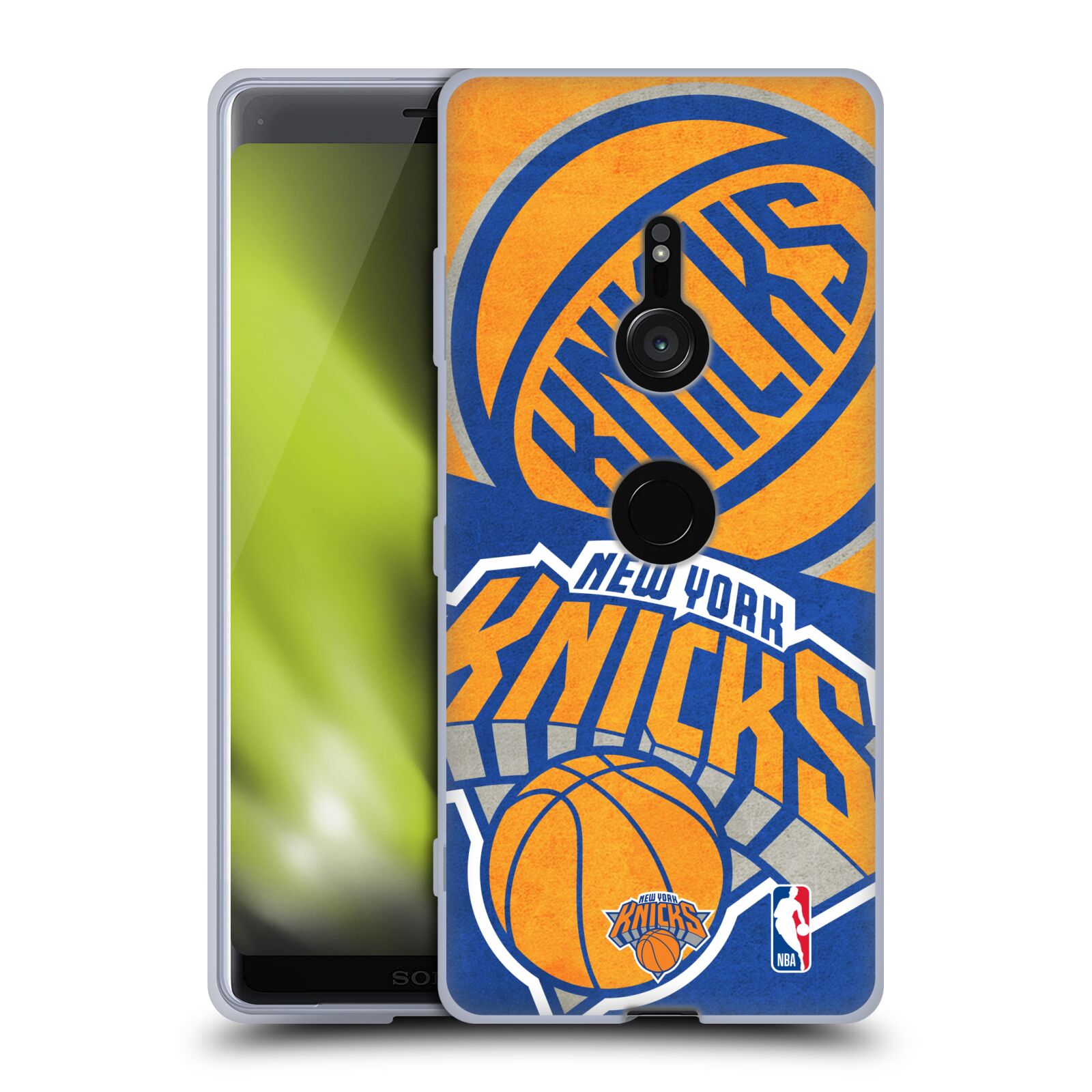 CUSTODIA GEL UFFICIALE NBA NEW YORK KNICKS PER TELEFONI SONY 1 - Foto 11 di 21