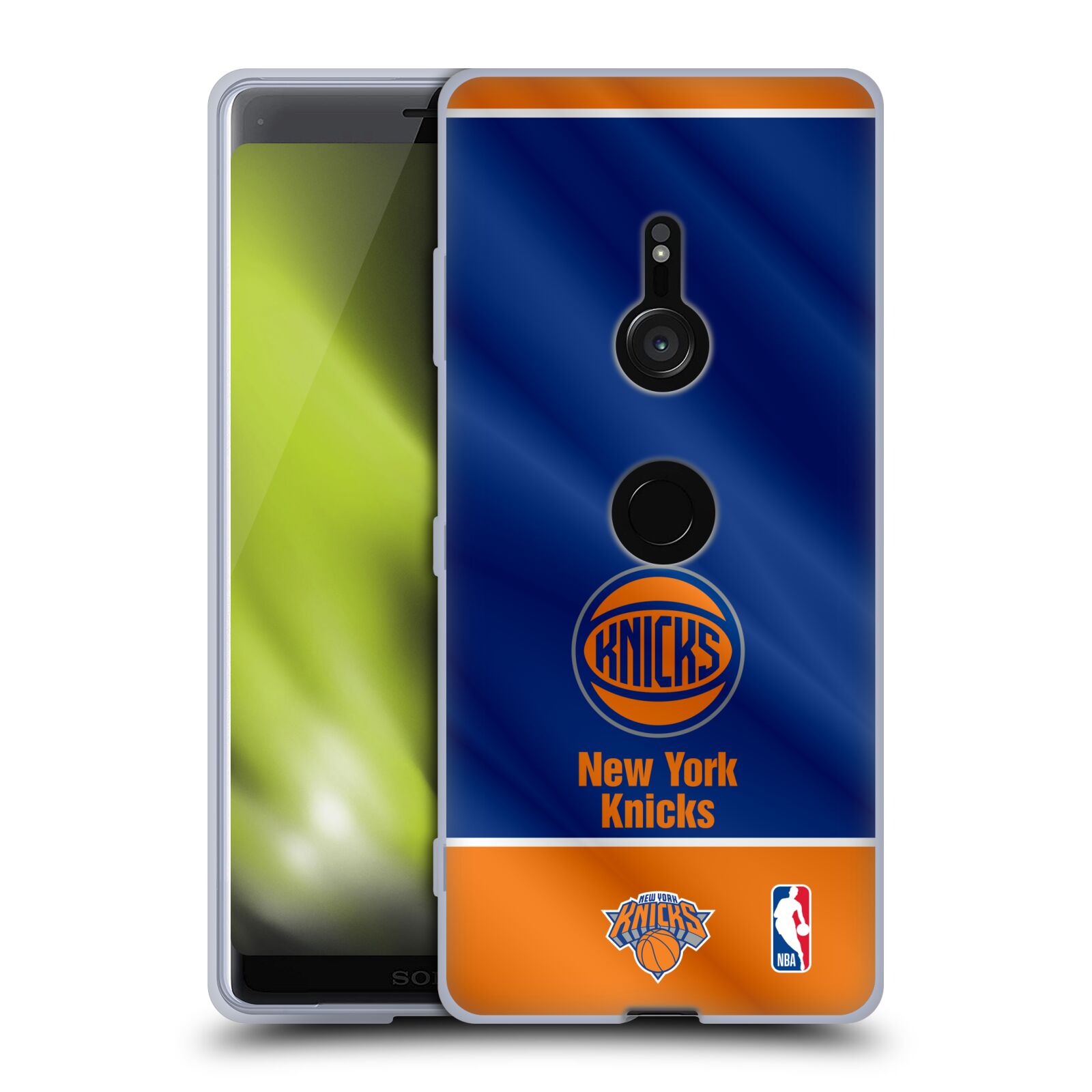 CUSTODIA GEL UFFICIALE NBA NEW YORK KNICKS PER TELEFONI SONY 1 - Foto 12 di 21