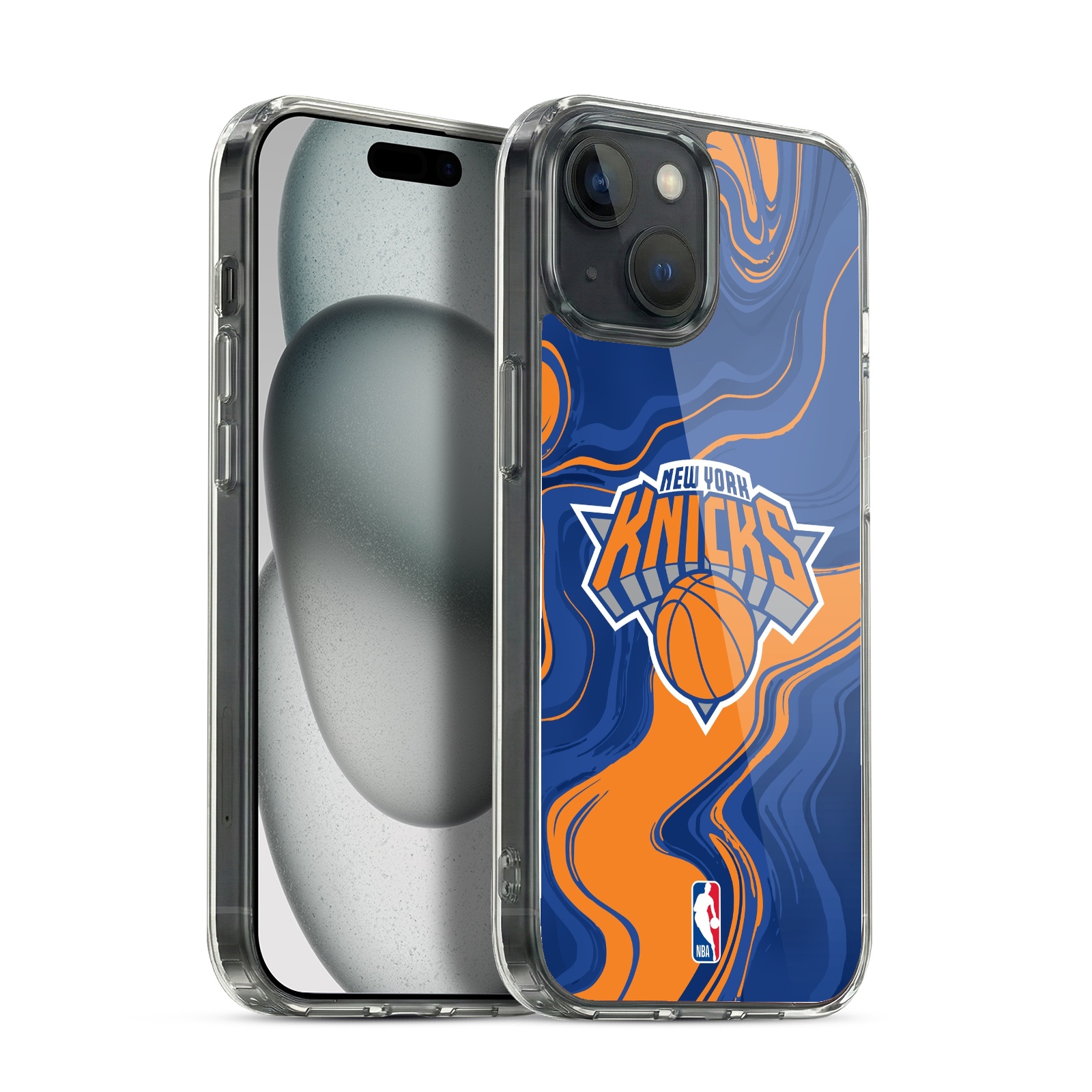 Marble Agates Hybrid MagSafe Case for iPhone 15