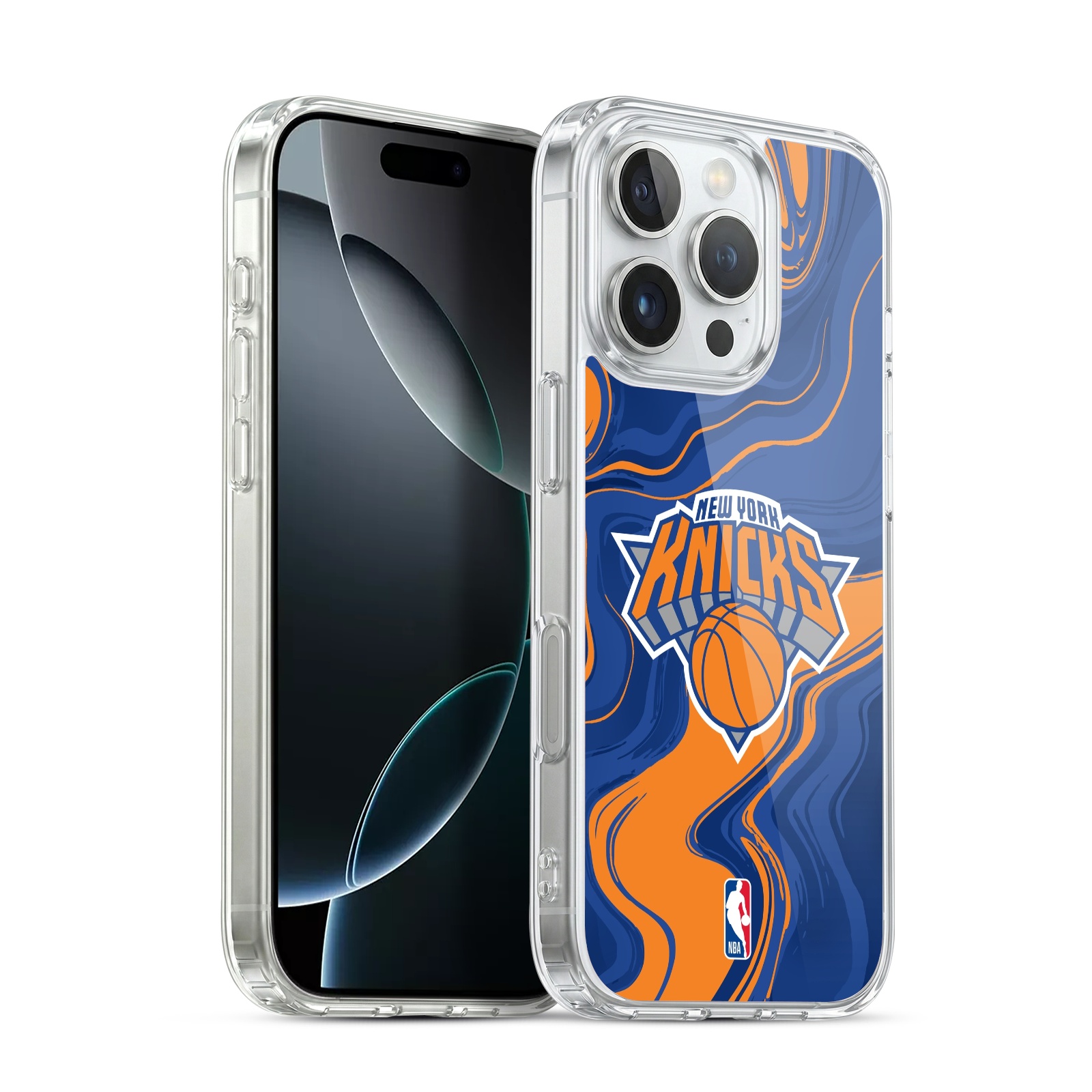 Marble Agates Hybrid MagSafe Case for iPhone 16 Pro