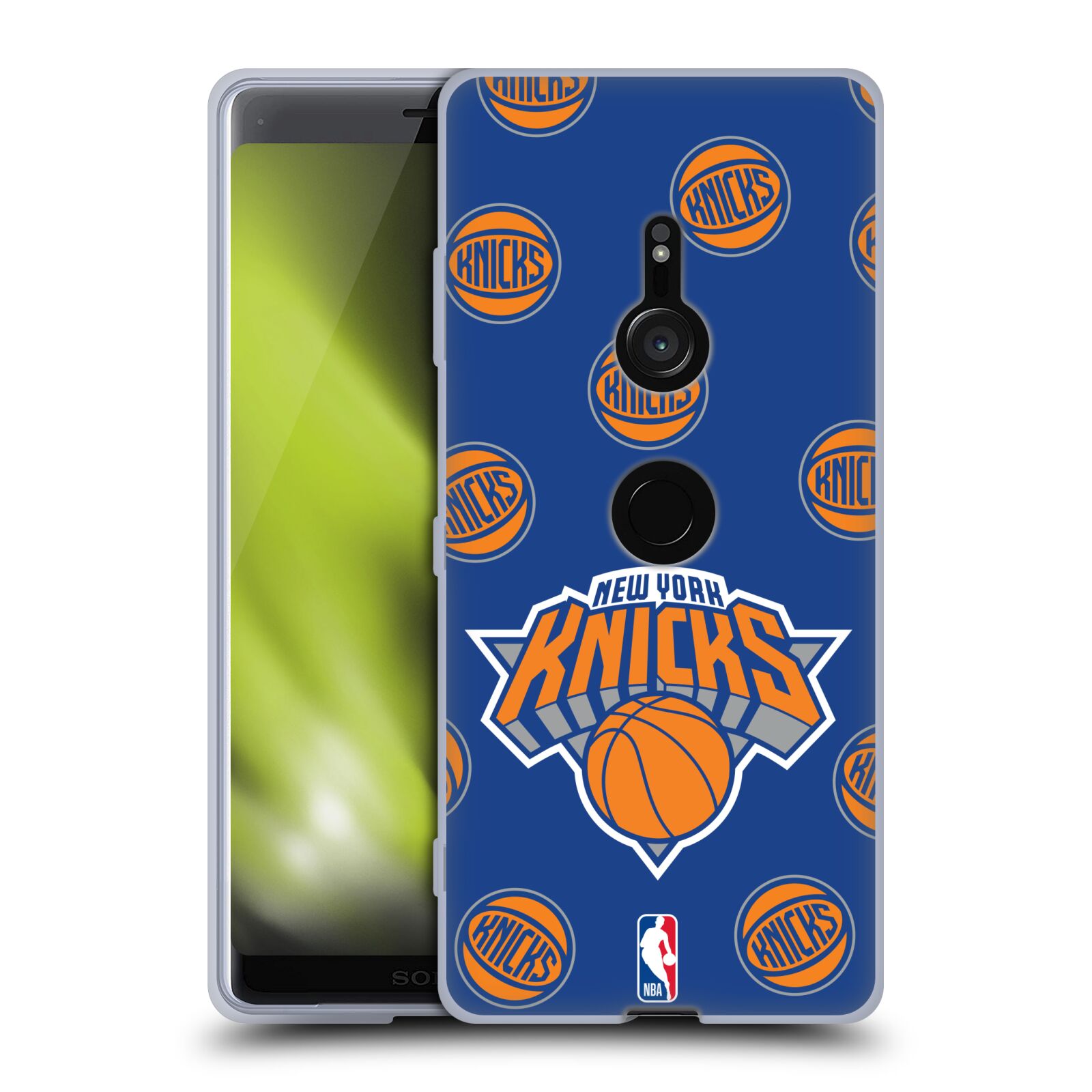 CUSTODIA GEL UFFICIALE NBA NEW YORK KNICKS PER TELEFONI SONY 1 - Foto 15 di 21