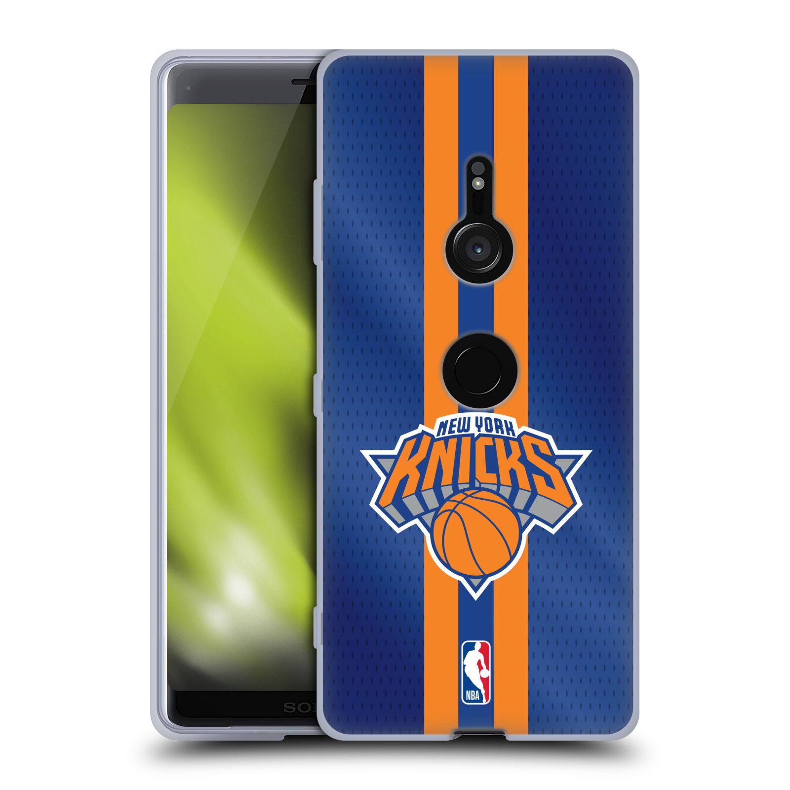 CUSTODIA GEL UFFICIALE NBA NEW YORK KNICKS PER TELEFONI SONY 1 - Foto 18 di 21