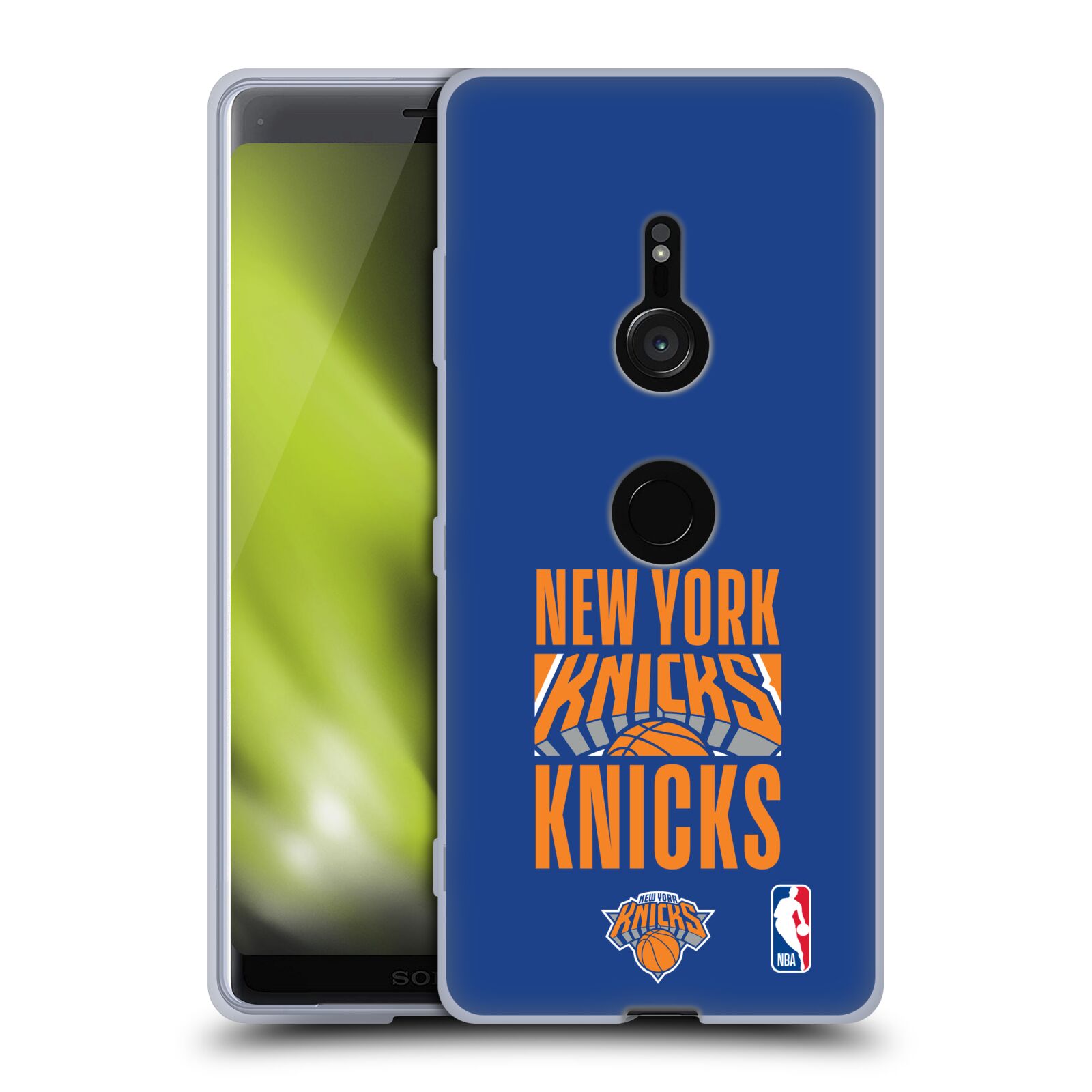 CUSTODIA GEL UFFICIALE NBA NEW YORK KNICKS PER TELEFONI SONY 1 - Foto 19 di 21