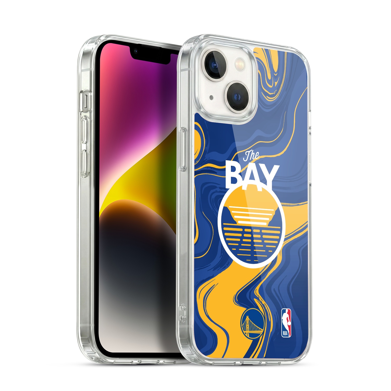Marble Agates Hybrid MagSafe Case for iPhone 14
