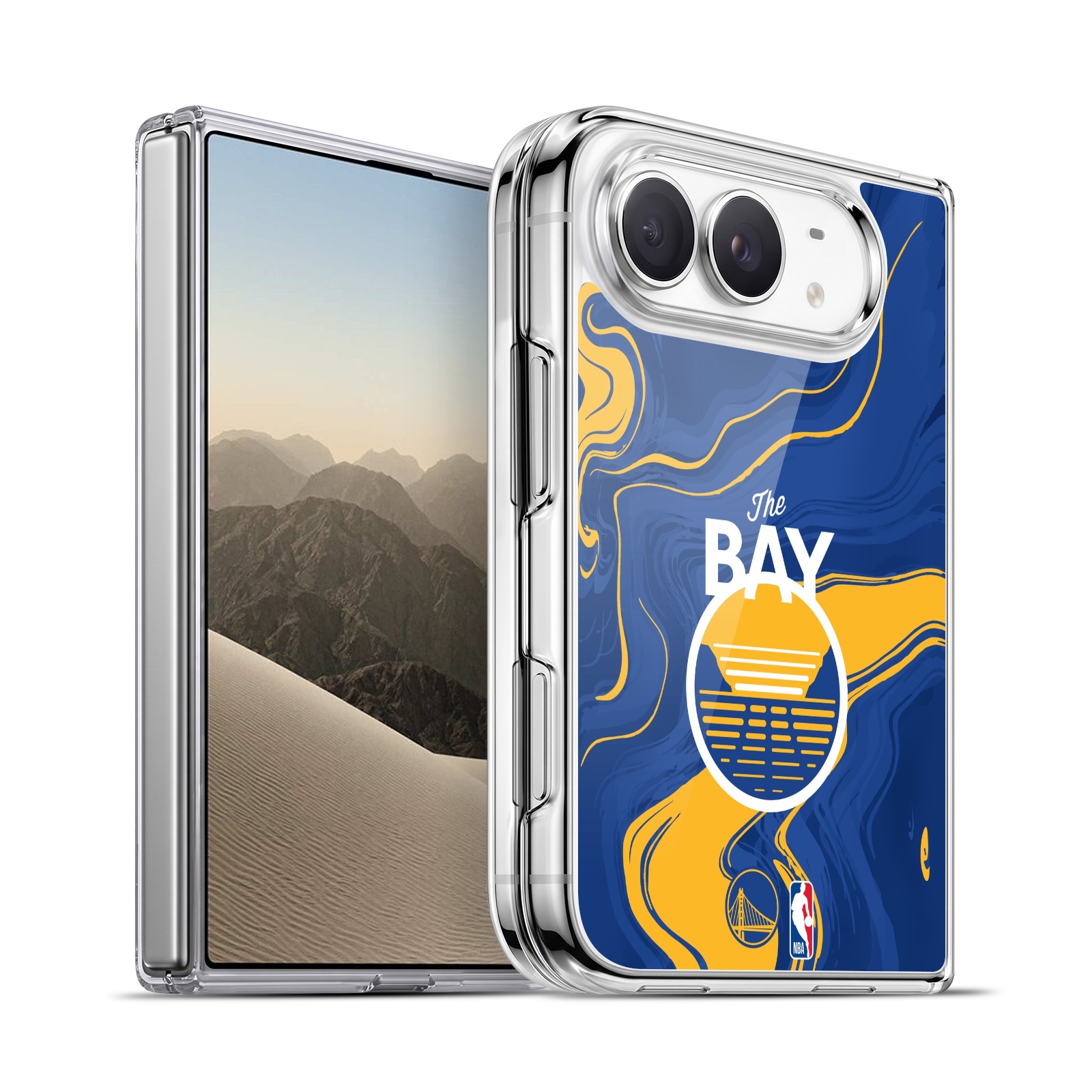 Marble Agates Hybrid MagSafe Case for iPhone Duo