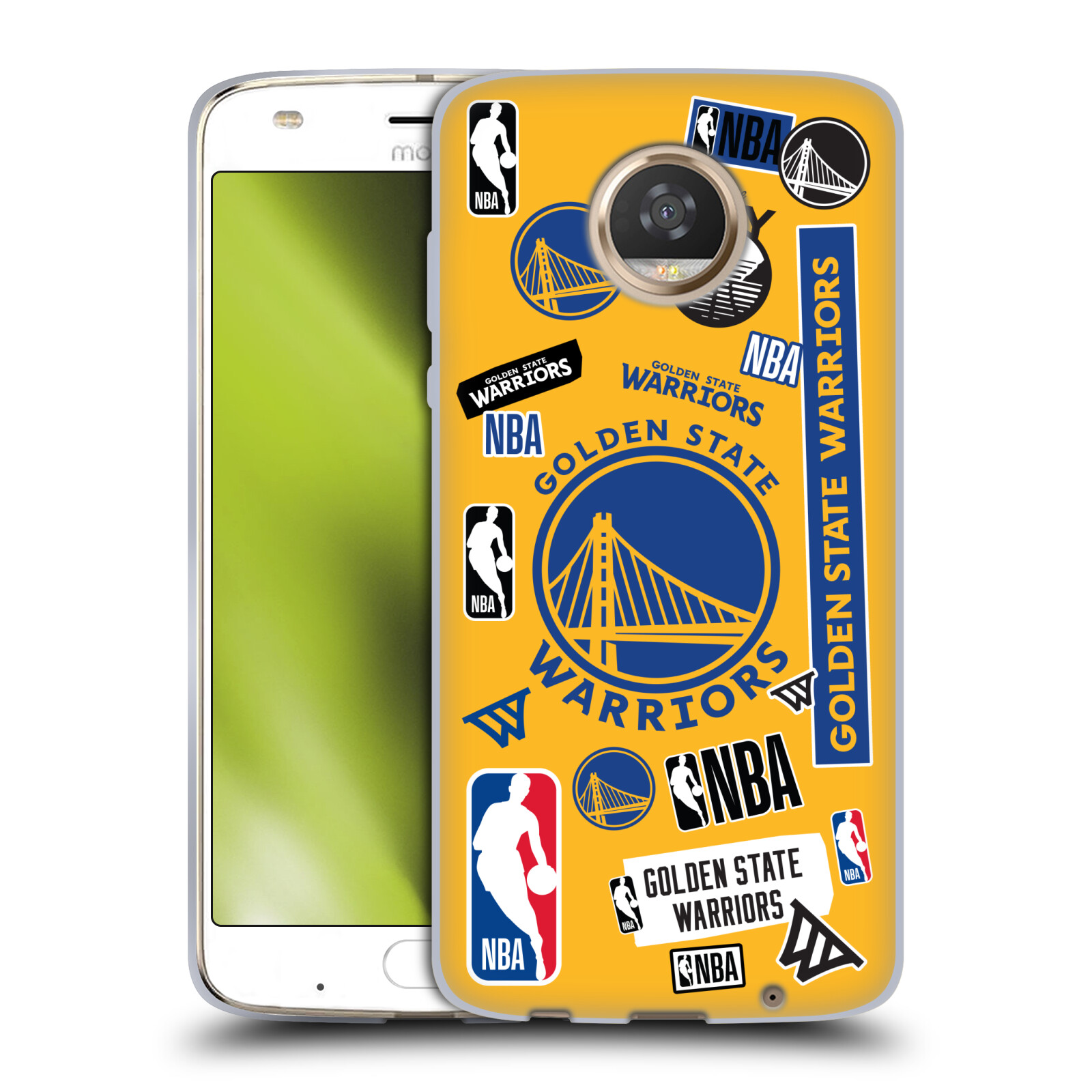 CUSTODIA GEL UFFICIALE NBA GOLDEN STATE WARRIORS PER TELEFONI MOTOROLA - Foto 17 di 21