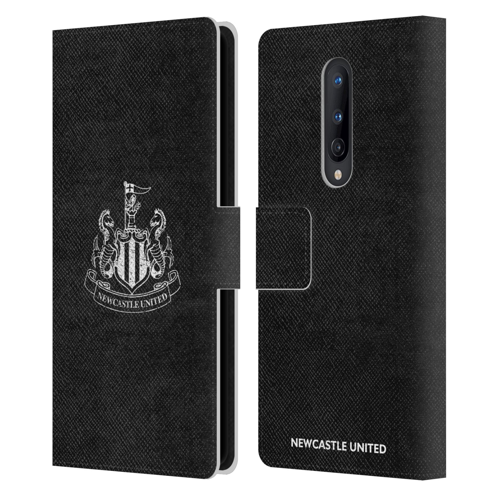 NEWCASTLE UNITED FOOTBALL CLUB CREST LEATHER BOOK WALLET CASE FOR ONEPLUS PHONES - Picture 8 of 9