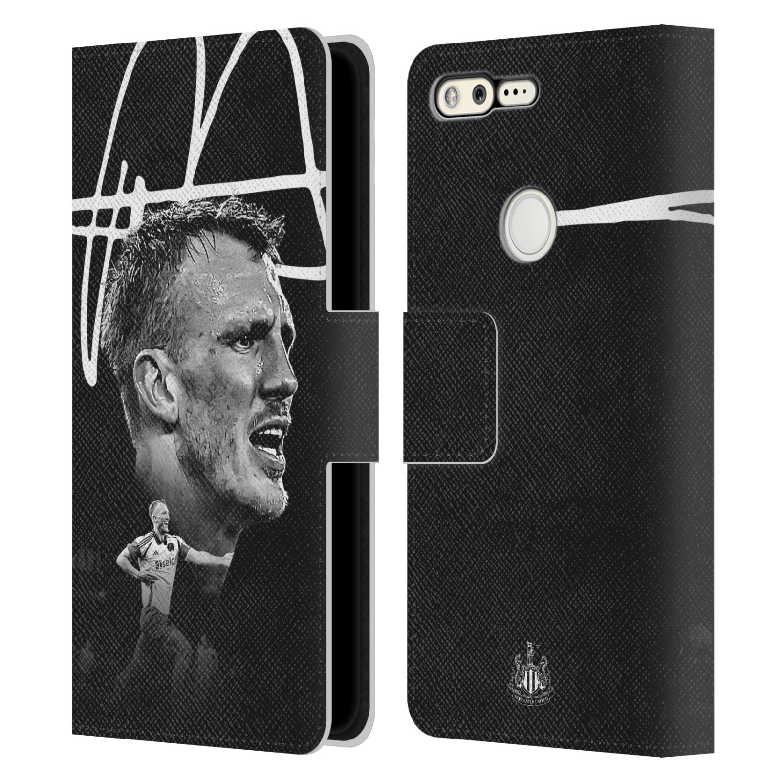OFFICIAL NEWCASTLE UNITED FC 2024/25 FIRST TEAM LEATHER BOOK CASE GOOGLE PHONES - 第 10/15 張圖片