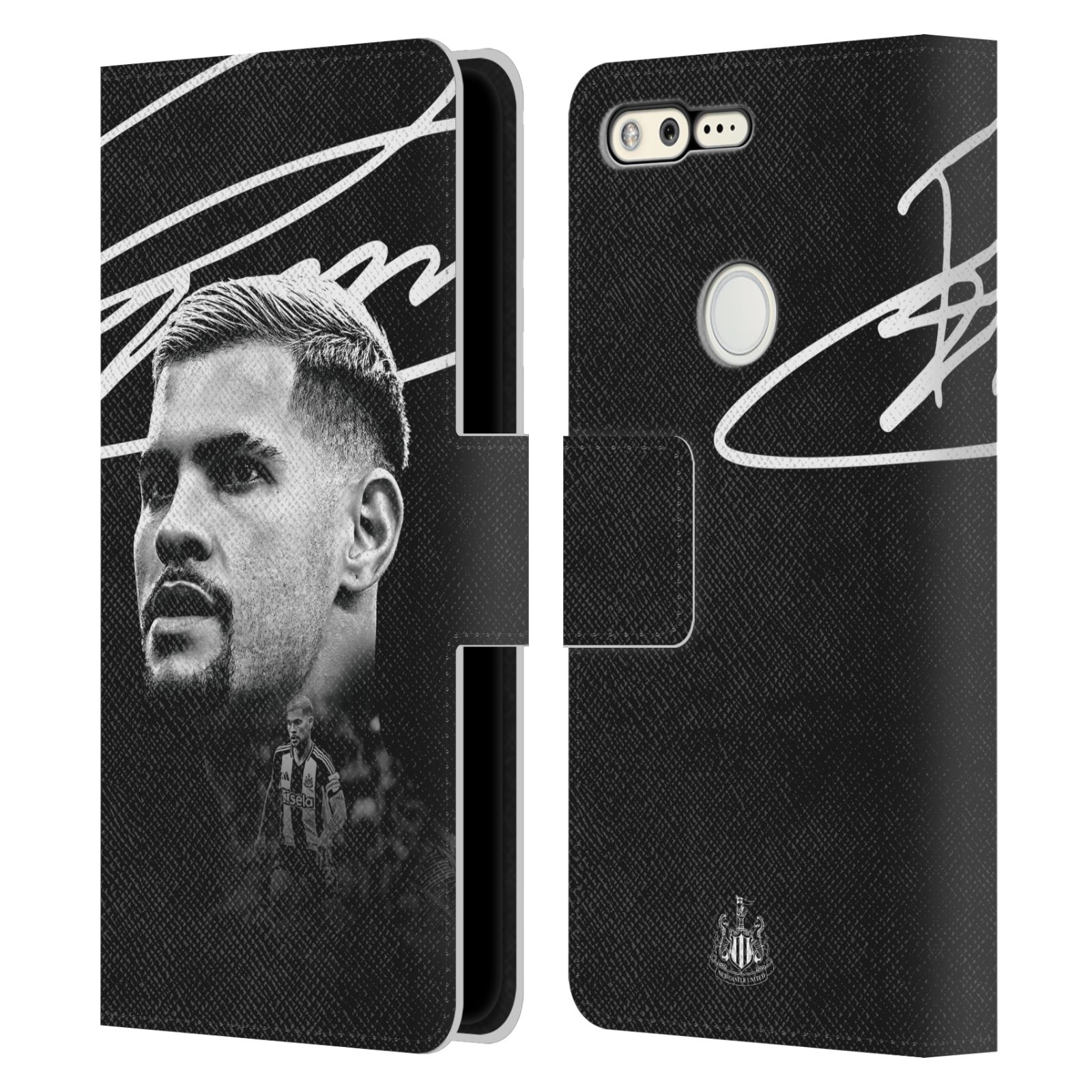OFFICIAL NEWCASTLE UNITED FC 2024/25 FIRST TEAM LEATHER BOOK CASE GOOGLE PHONES - 第 9/15 張圖片