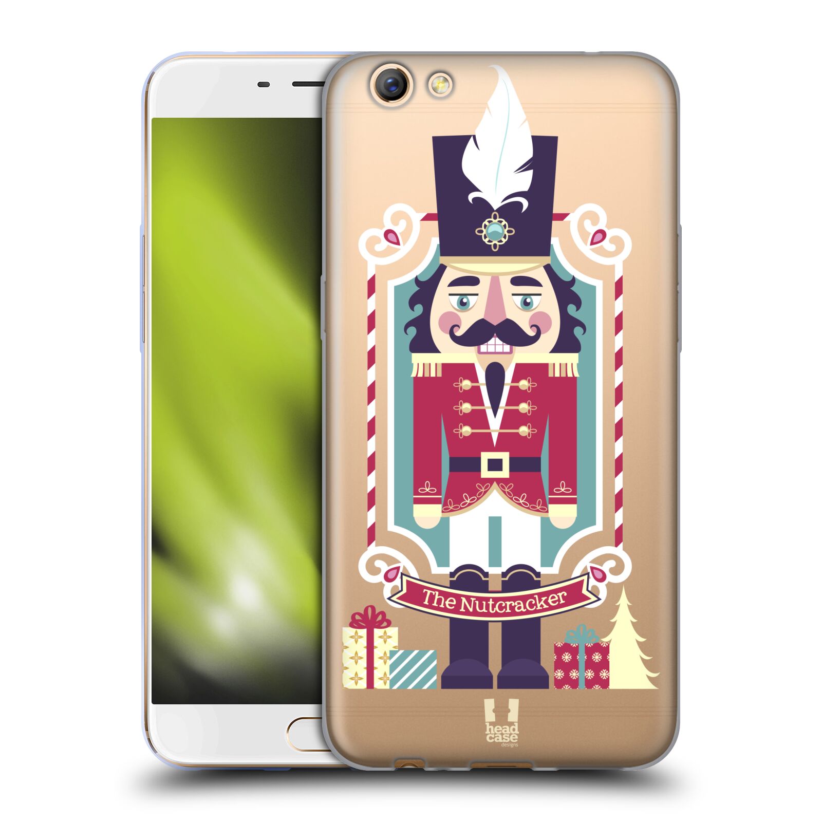FUNDA HEAD CASE DESIGNS CON DIBUJO DE NAVIDAD SUAVE PARA TELÉFONOS OPPO - Imagen 10 de 10