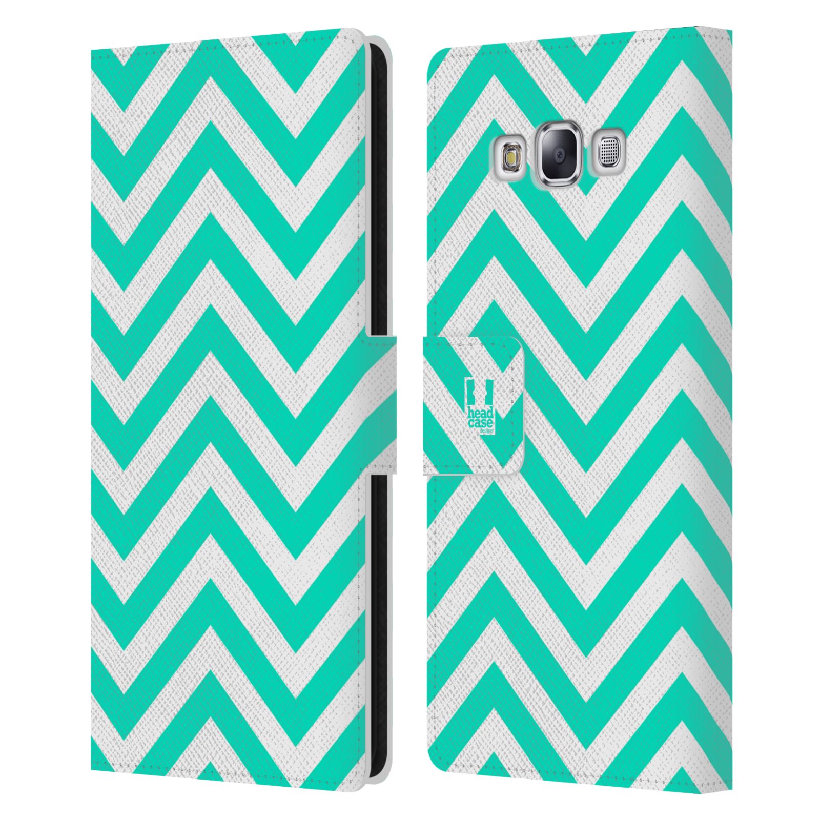 HEAD CASE DESIGNS NEON ZIGZAG LEATHER BOOK WALLET CASE FOR SAMSUNG PHONES 3 - Picture 17 of 18