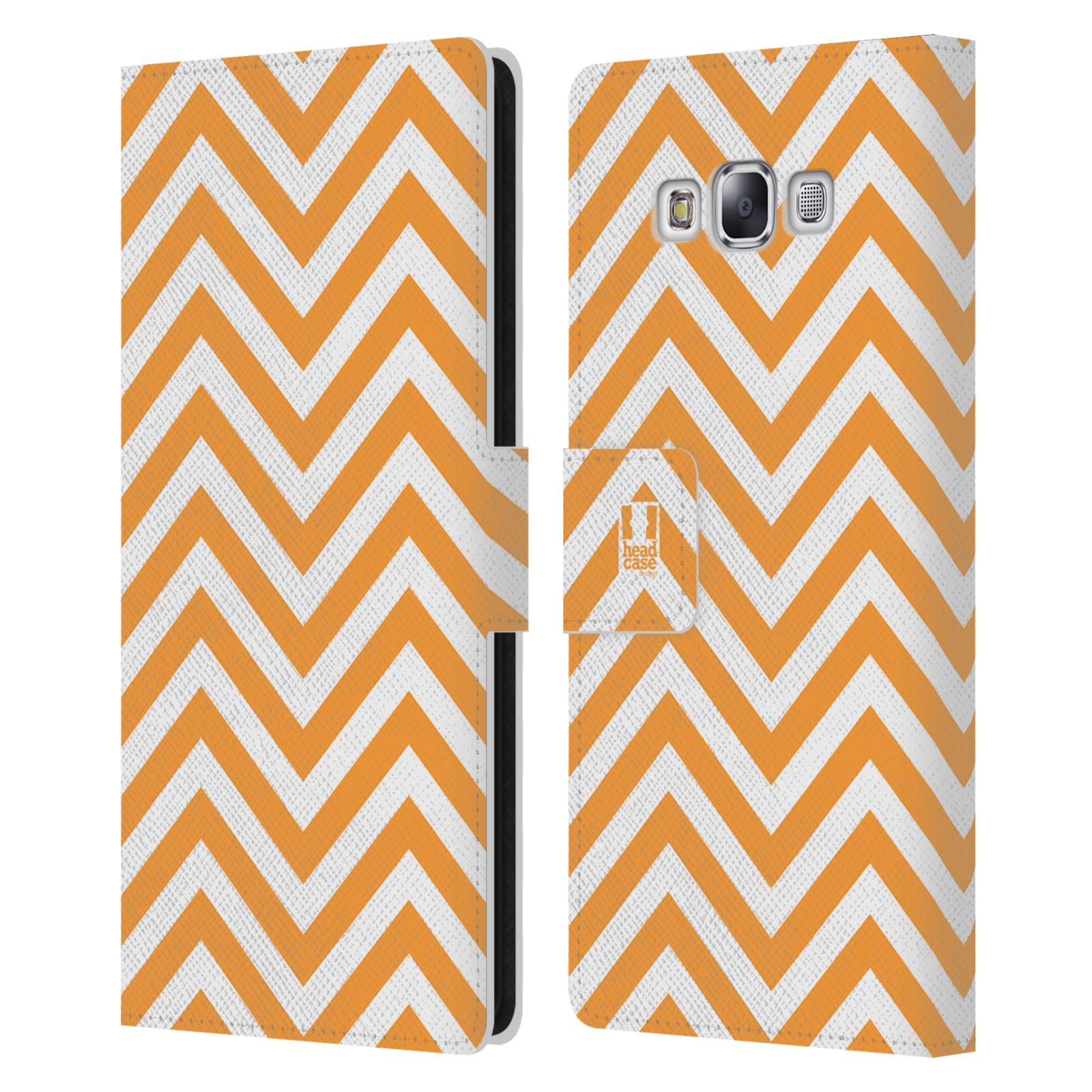 HEAD CASE DESIGNS NEON ZIGZAG LEATHER BOOK WALLET CASE FOR SAMSUNG PHONES 3 - Picture 10 of 18