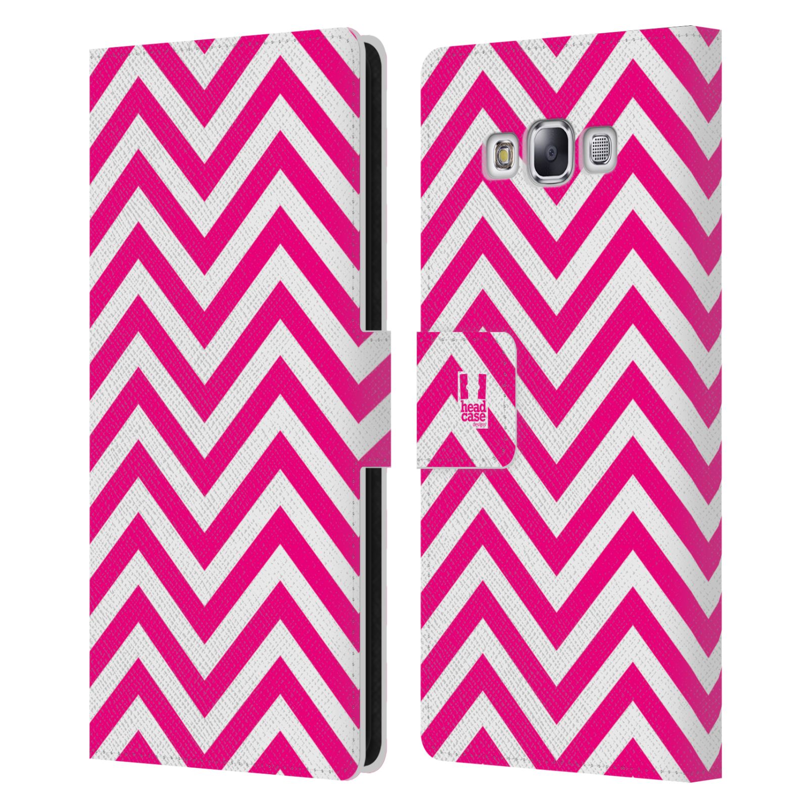 HEAD CASE DESIGNS NEON ZIGZAG LEATHER BOOK WALLET CASE FOR SAMSUNG PHONES 3 - Picture 13 of 18