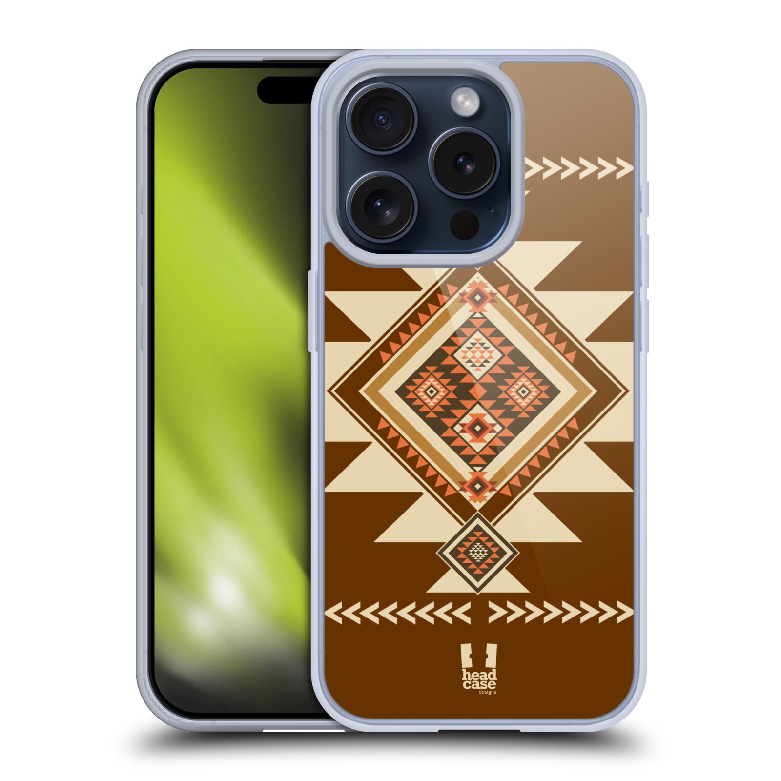FUNDA HEAD CASE DESIGNS CON DIBUJO DE GEL SUAVE NEO NAVAJO PARA TELÉFONOS iPHONE DE APPLE - Imagen 9 de 14