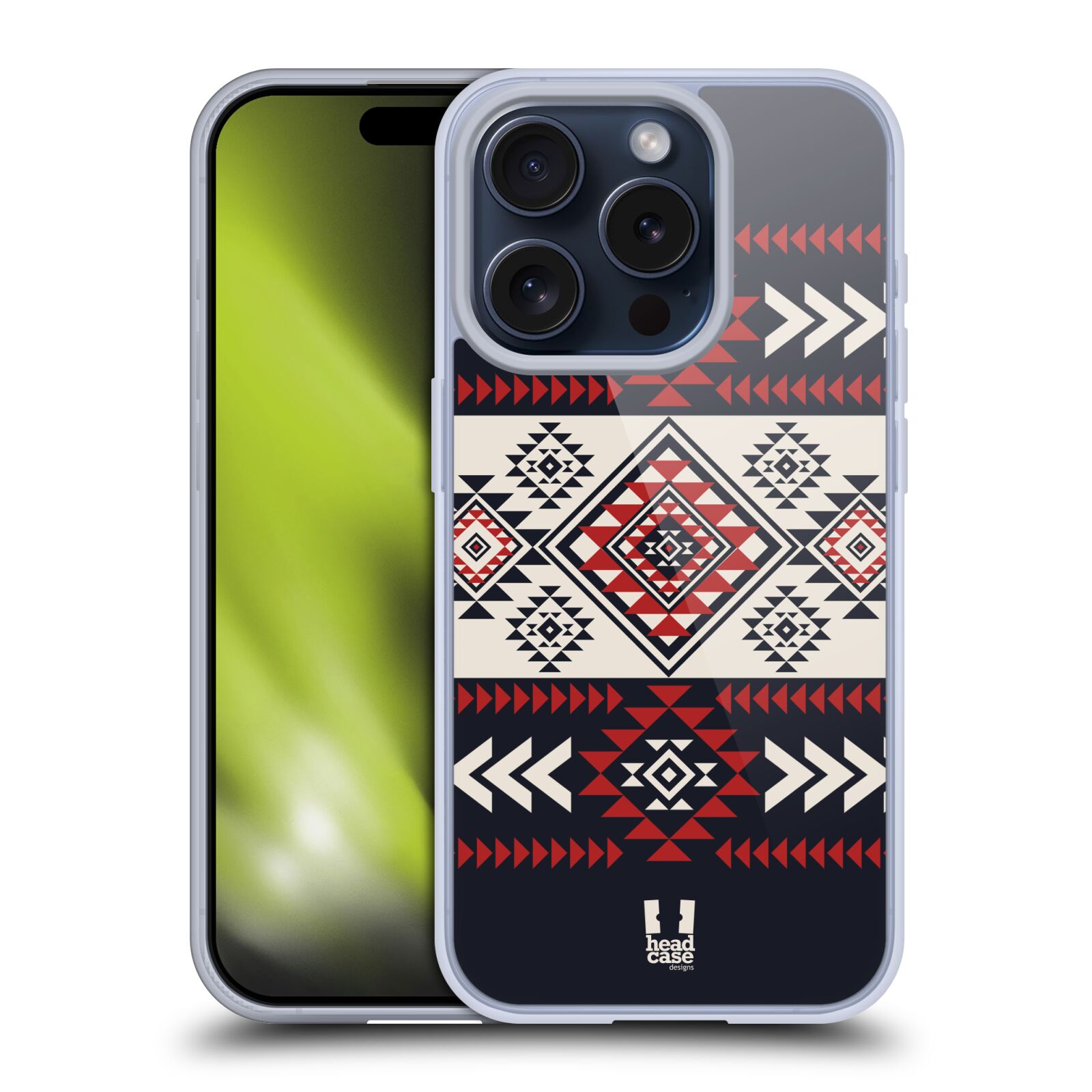 FUNDA HEAD CASE DESIGNS CON DIBUJO DE GEL SUAVE NEO NAVAJO PARA TELÉFONOS iPHONE DE APPLE - Imagen 11 de 14