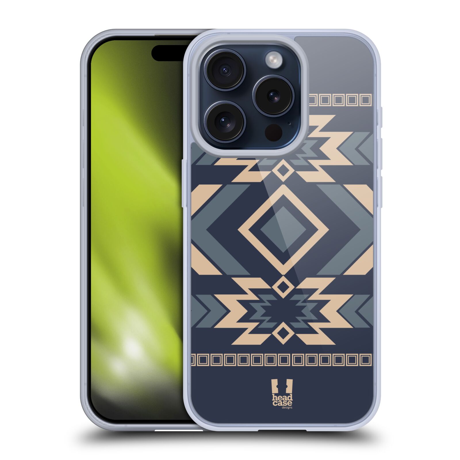 FUNDA HEAD CASE DESIGNS CON DIBUJO DE GEL SUAVE NEO NAVAJO PARA TELÉFONOS iPHONE DE APPLE - Imagen 13 de 14