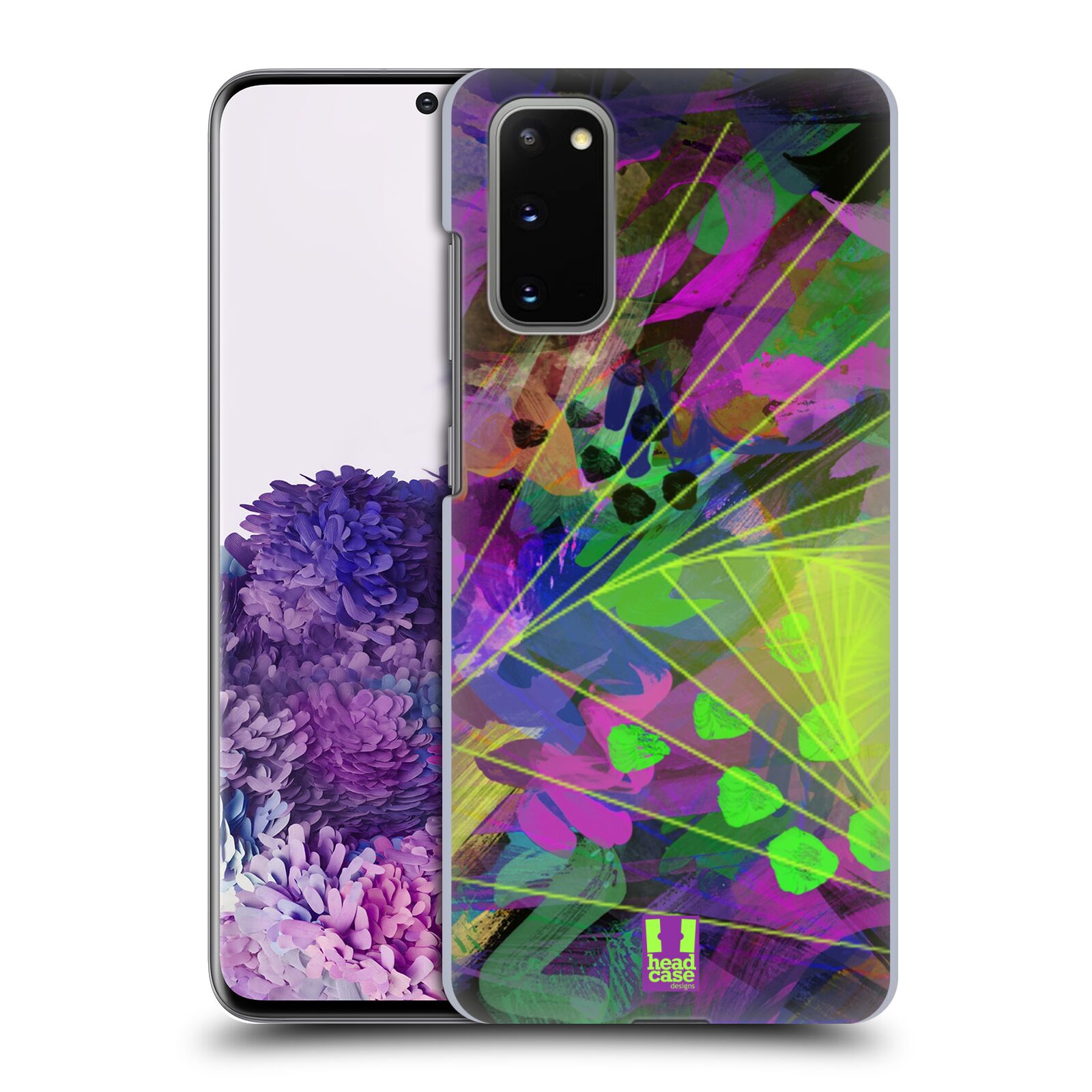 HEAD CASE DESIGNS NEON PATTERNS HARD BACK CASE FOR SAMSUNG PHONES 1 - Picture 10 of 14