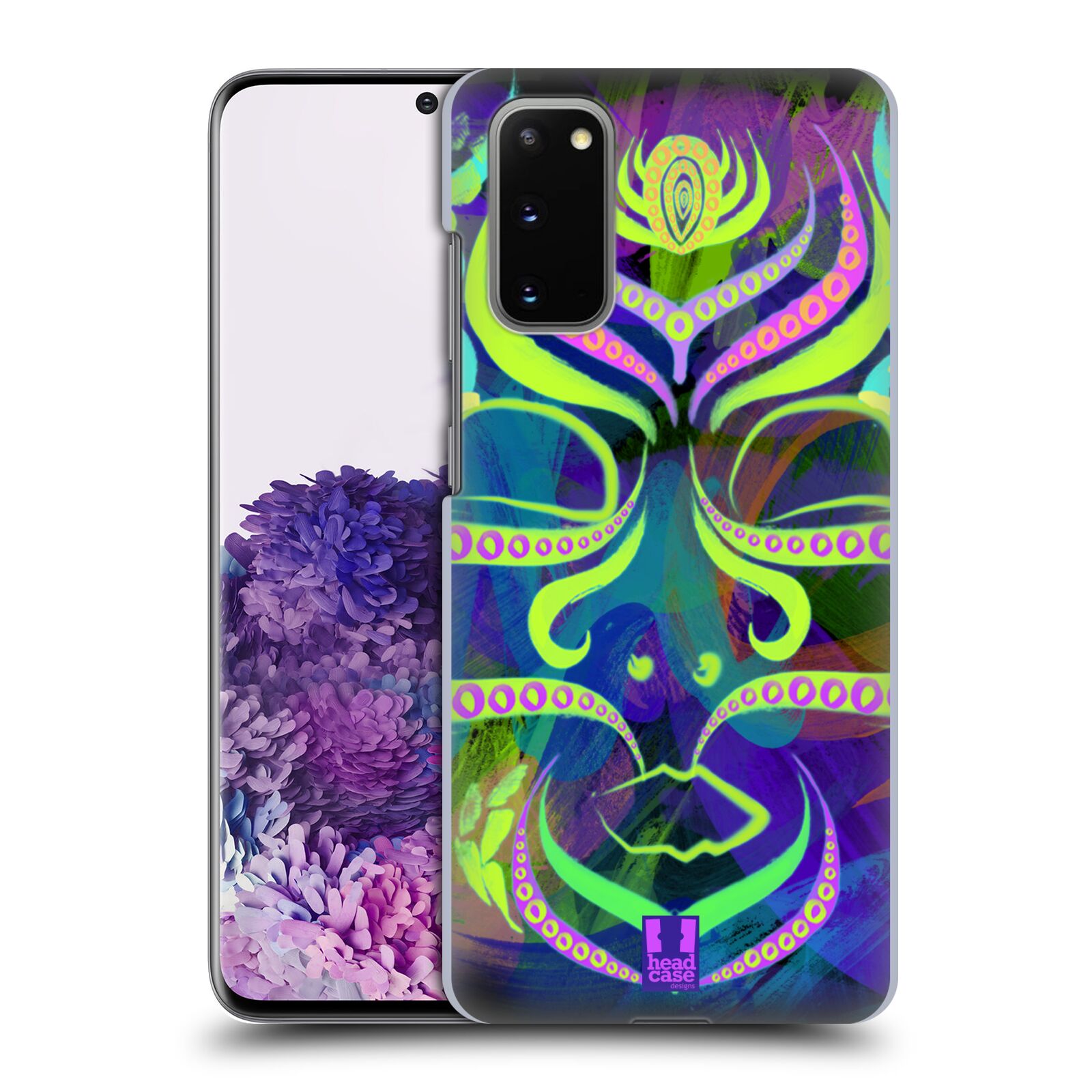 HEAD CASE DESIGNS NEON PATTERNS HARD BACK CASE FOR SAMSUNG PHONES 1 - Picture 9 of 14