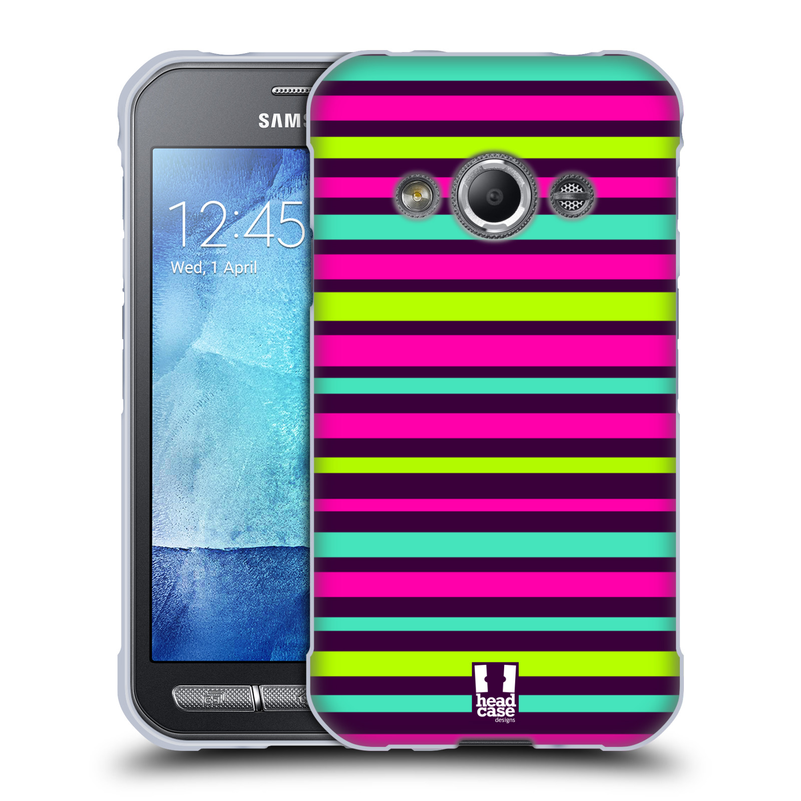 HEAD CASE DESIGNS NEON PRINTS SOFT GEL CASE FOR SAMSUNG PHONES 4 - Picture 11 of 12