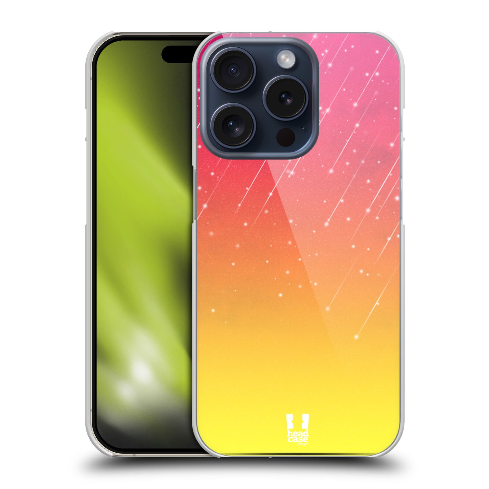 HEAD CASE DESIGNS NEON RAIN OMBRE HARD BACK CASE FOR APPLE iPHONE PHONES