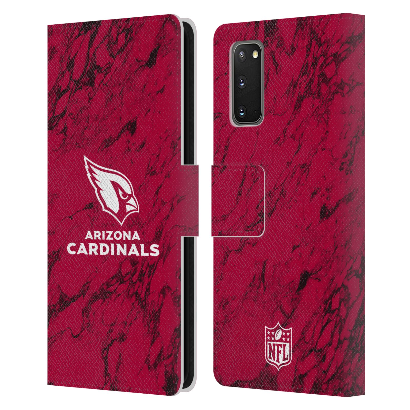 OFFICIAL NFL ARIZONA CARDINALS GRAPHICS LEATHER BOOK CASE FOR SAMSUNG PHONES 2 - Picture 7 of 10