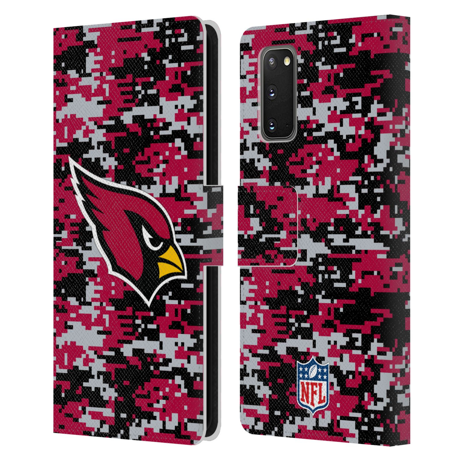 OFFICIAL NFL ARIZONA CARDINALS GRAPHICS LEATHER BOOK CASE FOR SAMSUNG PHONES 2 - Picture 8 of 10