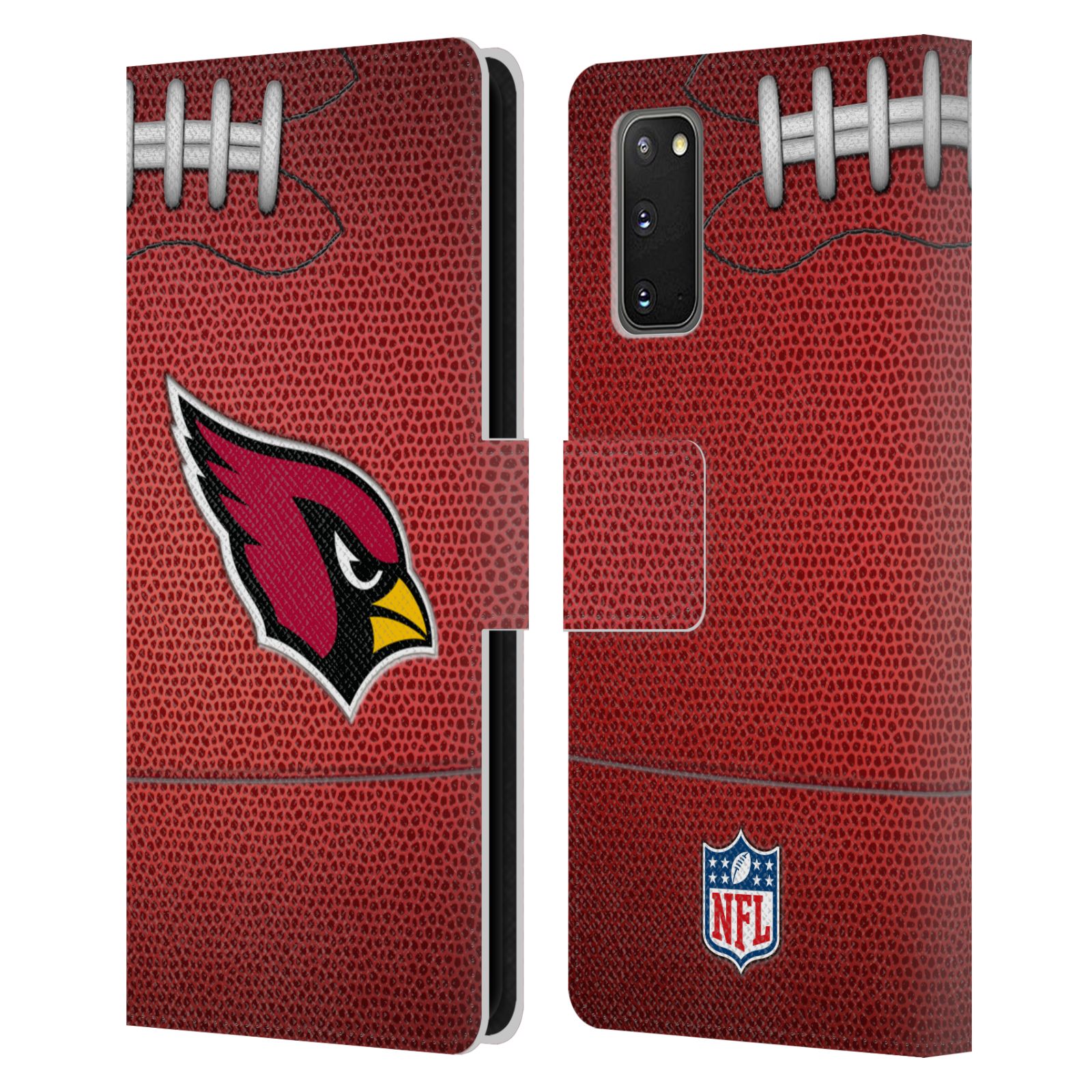 OFFICIAL NFL ARIZONA CARDINALS GRAPHICS LEATHER BOOK CASE FOR SAMSUNG PHONES 2 - Picture 9 of 10
