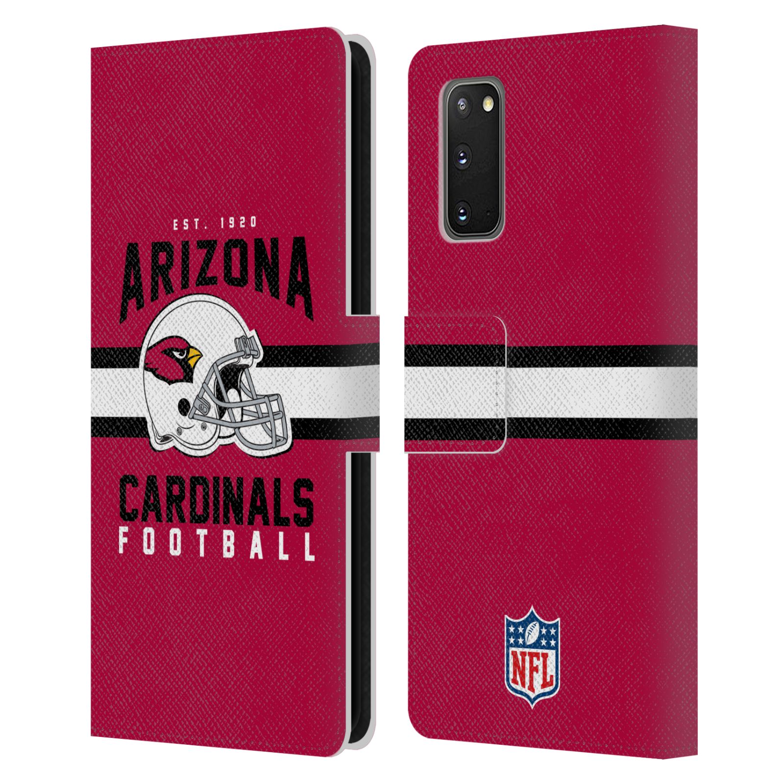 OFFICIAL NFL ARIZONA CARDINALS GRAPHICS LEATHER BOOK CASE FOR SAMSUNG PHONES 2 - Picture 10 of 10