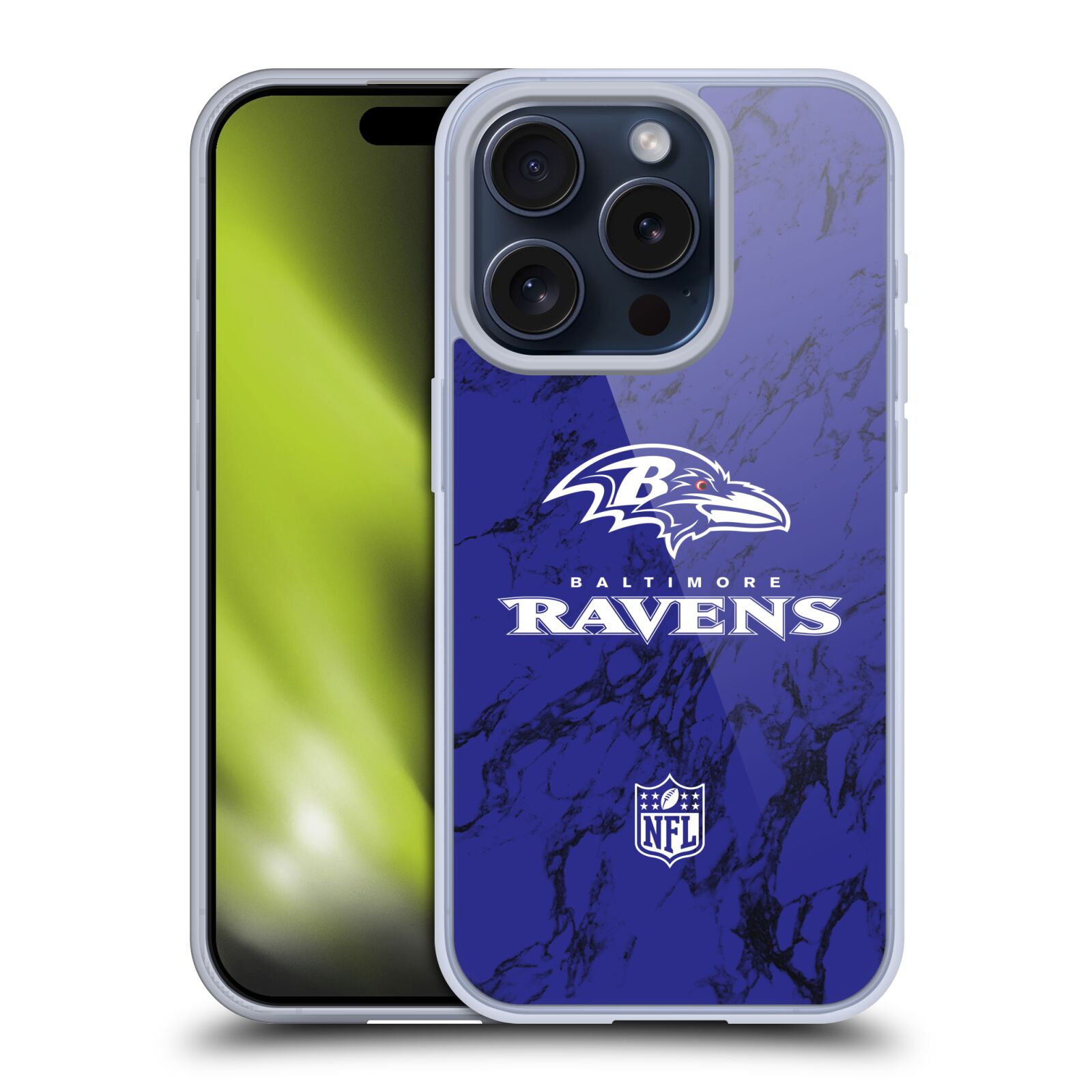 NFL BALTIMORE RAVENS GRAPHICS ÉTUI COQUE EN GEL POUR APPLE iPHONE TÉLÉPHONES - Photo 10 sur 11