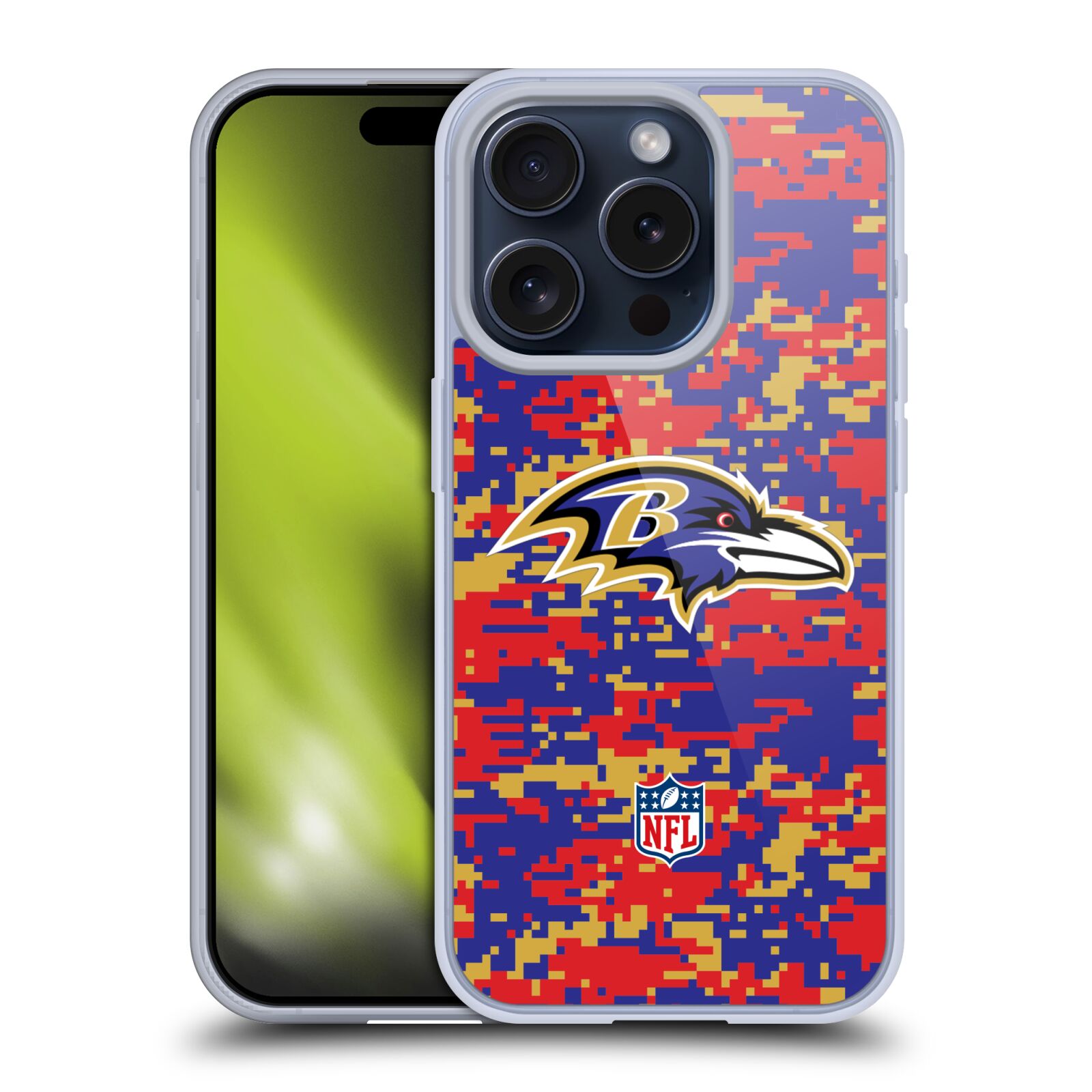 NFL BALTIMORE RAVENS GRAPHICS ÉTUI COQUE EN GEL POUR APPLE iPHONE TÉLÉPHONES - Photo 8 sur 11