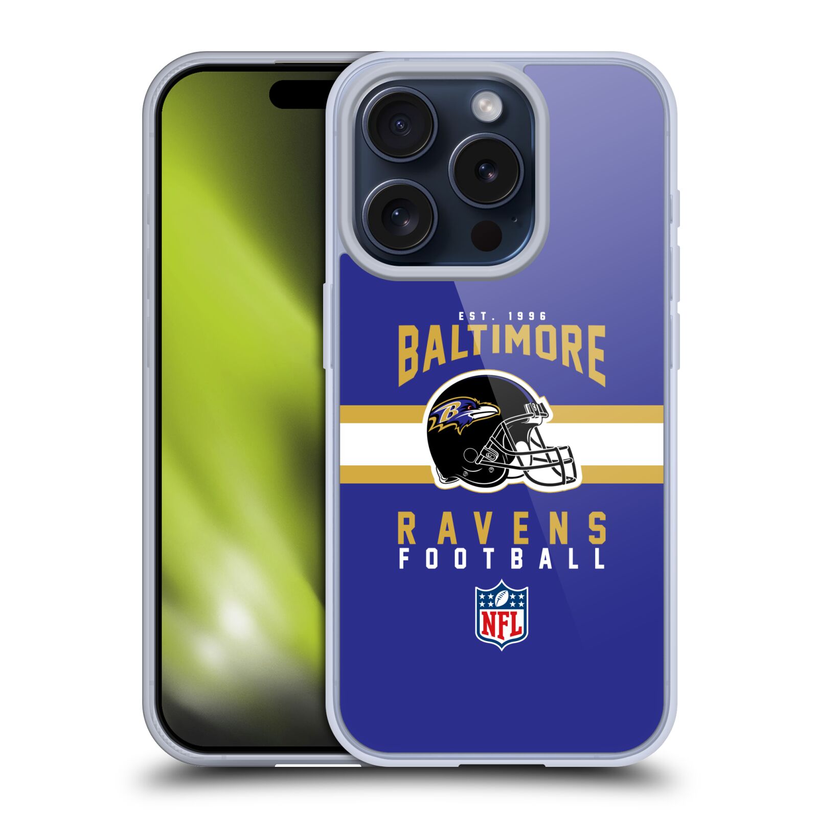 NFL BALTIMORE RAVENS GRAPHICS ÉTUI COQUE EN GEL POUR APPLE iPHONE TÉLÉPHONES - Photo 11 sur 11
