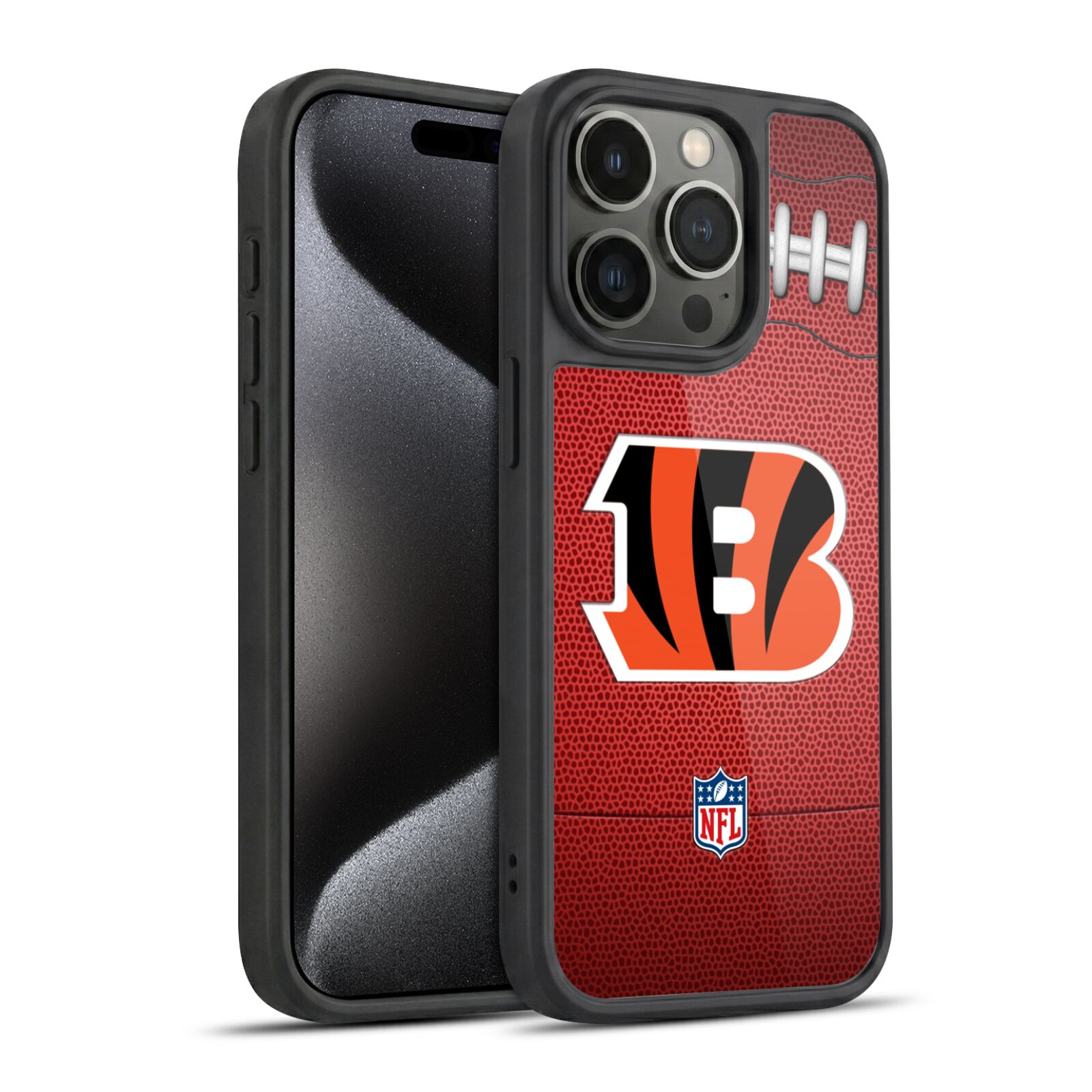 OFFICIAL NFL CINCINNATI BENGALS GRAPHICS GEL ARMOUR CASE FOR APPLE iPHONE PHONES