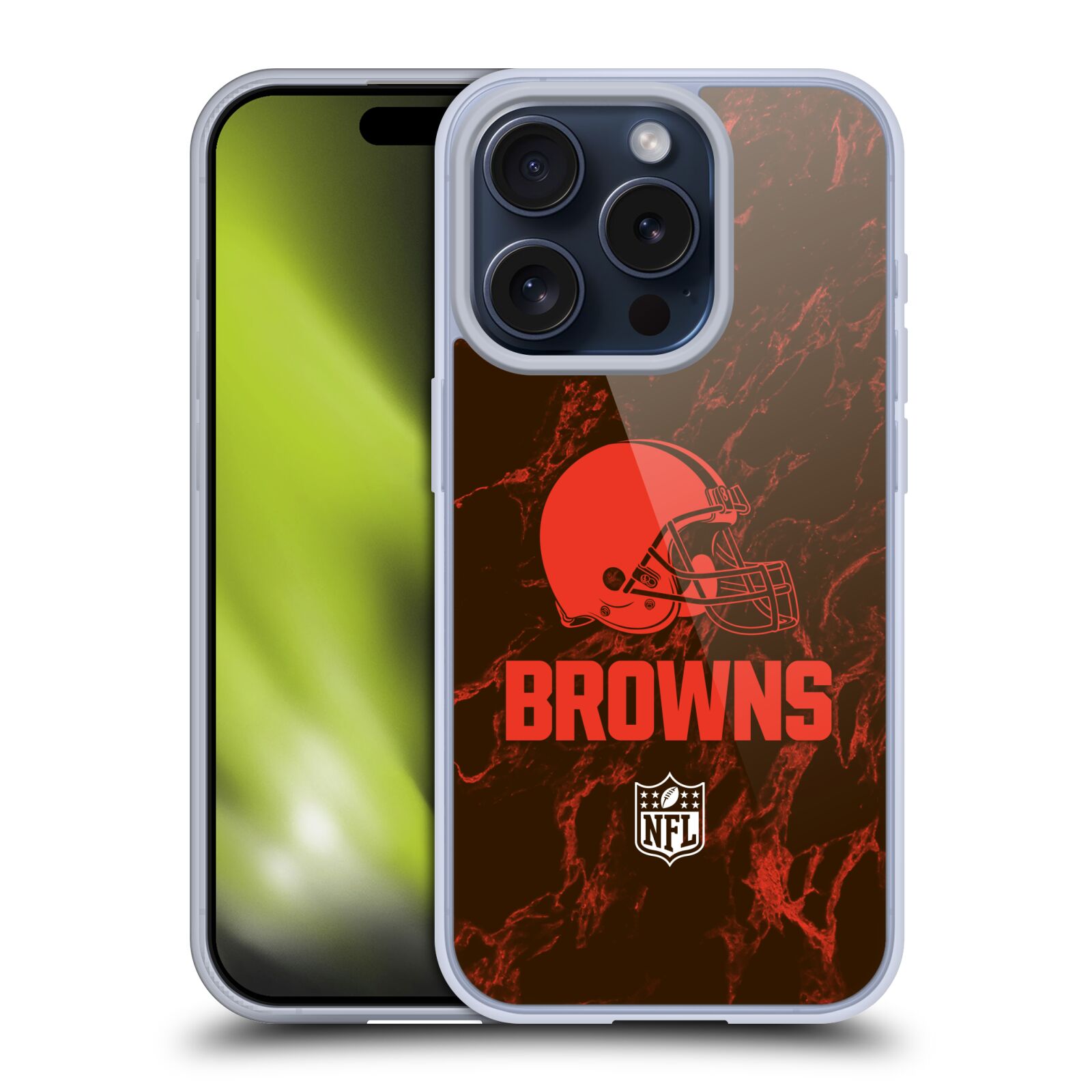 NFL CLEVELAND BROWNS GRAPHICS SOFT GEL CASE HOESJE VOOR APPLE iPHONE TELEFOONS - Afbeelding 9 van 11