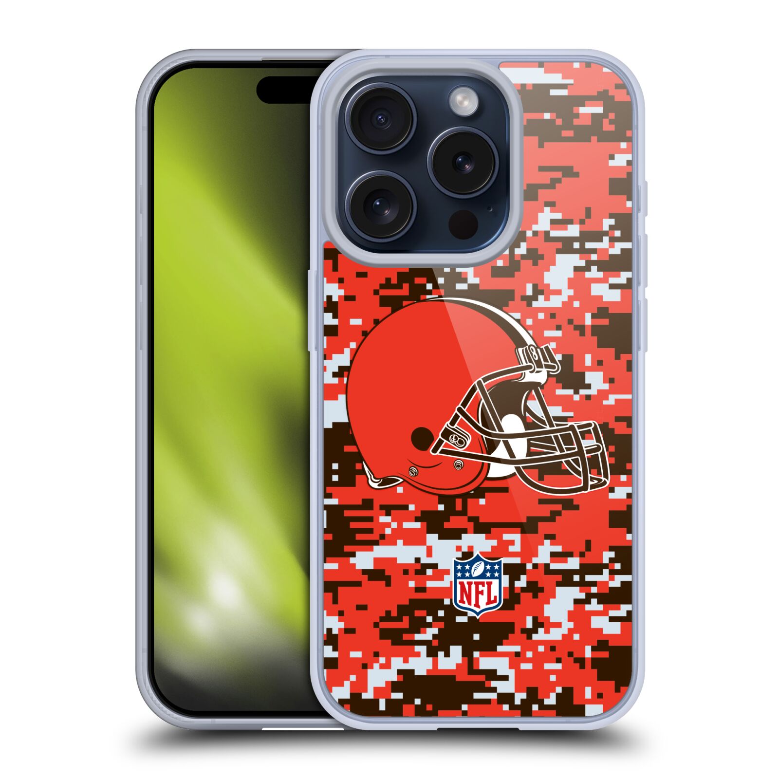 NFL CLEVELAND BROWNS GRAPHICS SOFT GEL CASE HOESJE VOOR APPLE iPHONE TELEFOONS - Afbeelding 8 van 11