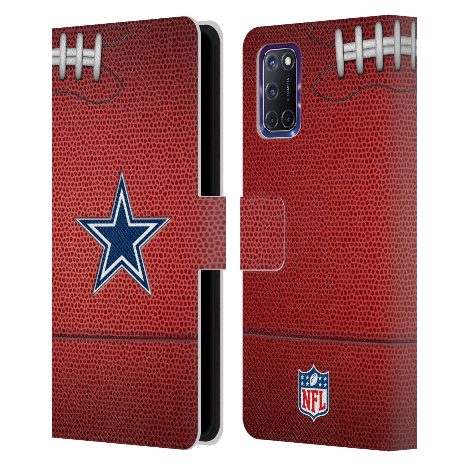 OFFIZIELLE NFL DALLAS COWBOYS GRAPHICS BRIEFTASCHE HÜLLE HUELLE FÜR OPPO HANDYS - Picture 8 of 10