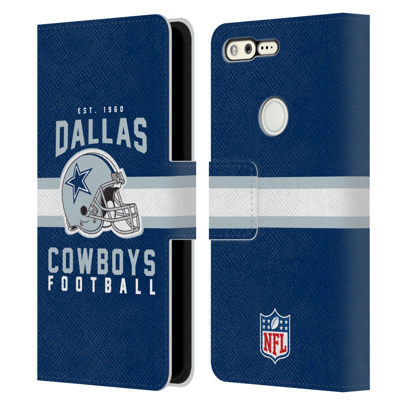 OFFICIAL NFL DALLAS COWBOYS GRAPHICS LEATHER BOOK WALLET CASE FOR GOOGLE PHONES - Picture 10 of 10