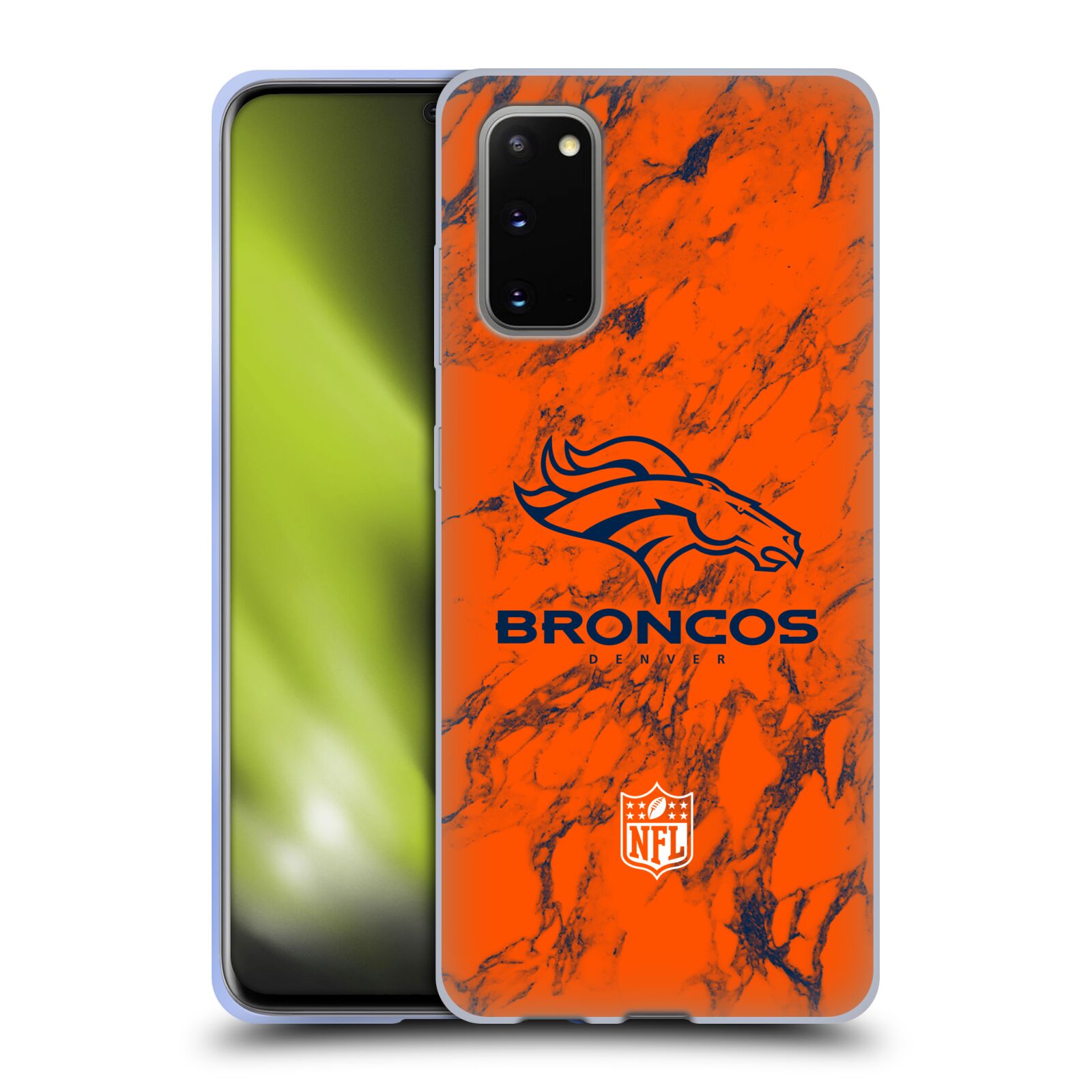 OFFICIAL NFL DENVER BRONCOS GRAPHICS SOFT GEL CASE FOR SAMSUNG PHONES 1