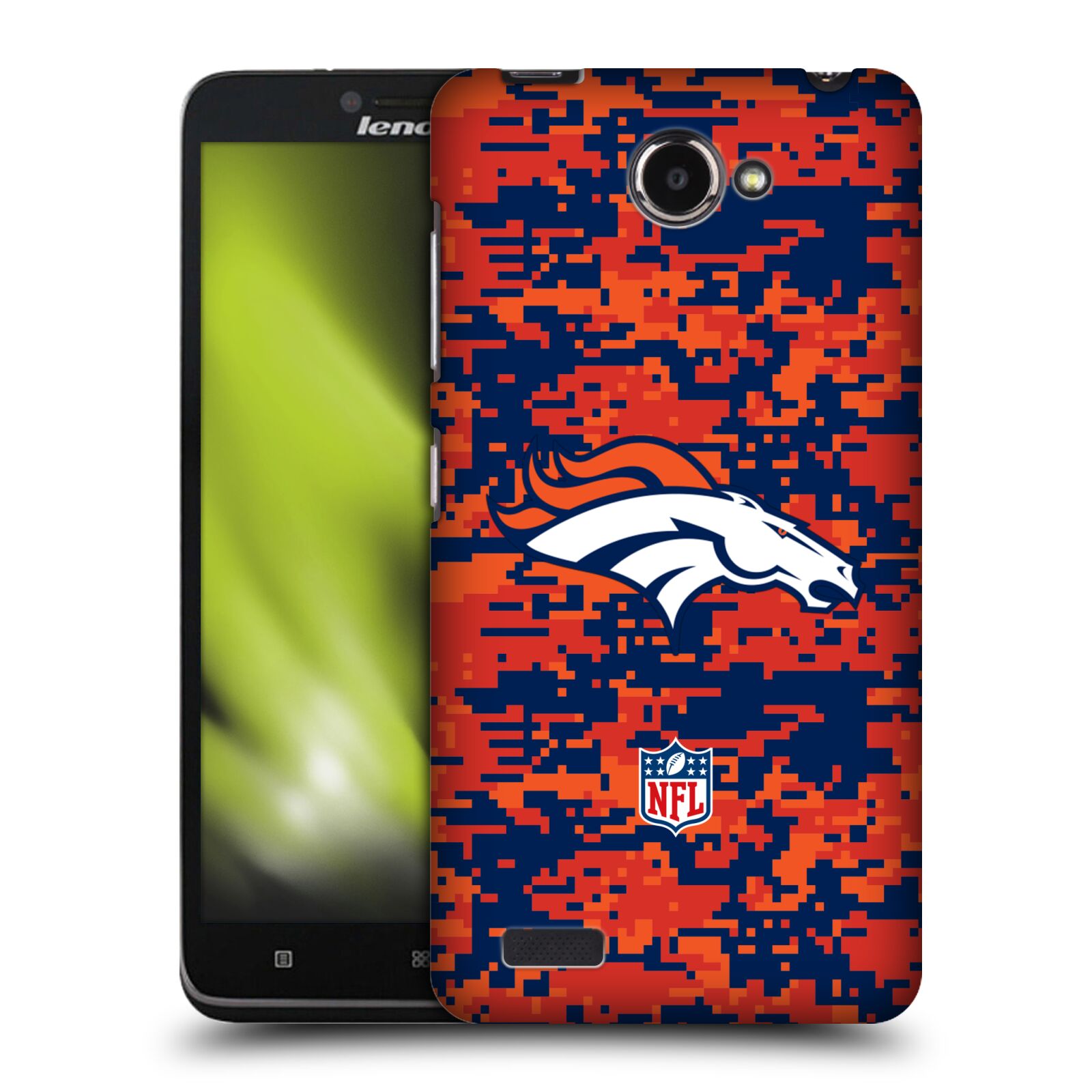 FUNDA TRASERA OFICIAL DE GRÁFICOS DENVER BRONCOS DE LA NFL PARA TELÉFONOS LENOVO - Imagen 9 de 11