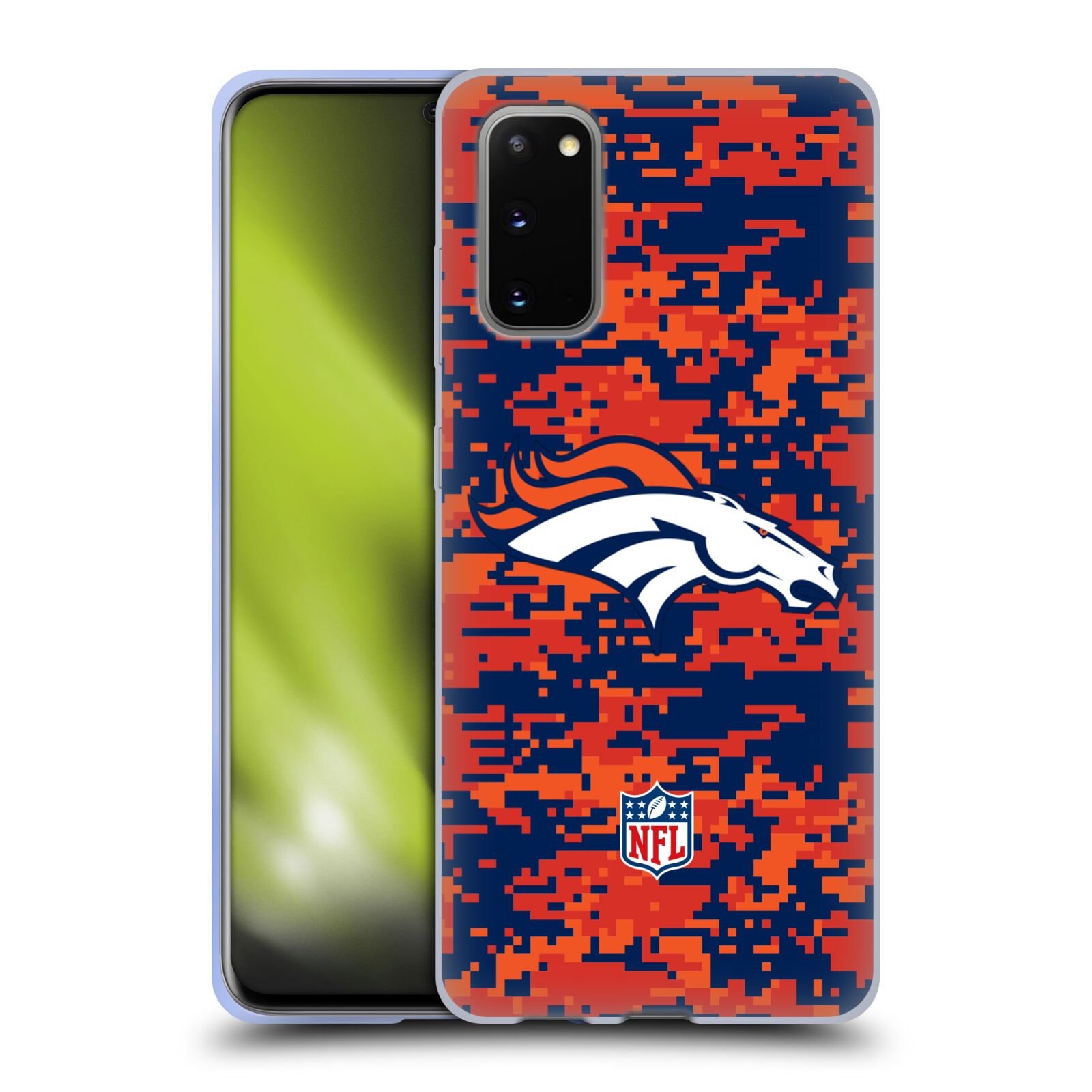 OFFICIAL NFL DENVER BRONCOS GRAPHICS SOFT GEL CASE FOR SAMSUNG PHONES 1