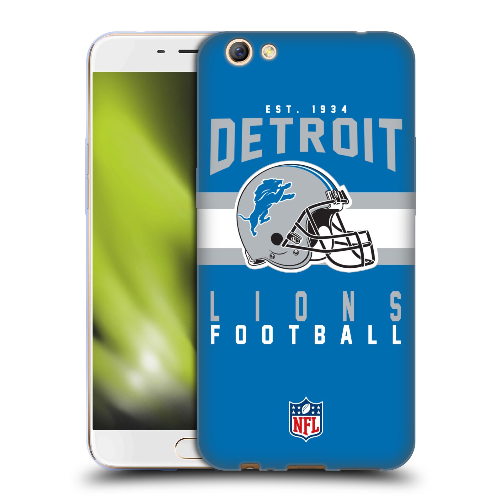 OFFIZIELLE NFL DETROIT LIONS GRAPHICS SOFT GEL HANDYHÜLLE FÜR OPPO HANDYS - Bild 10 von 11