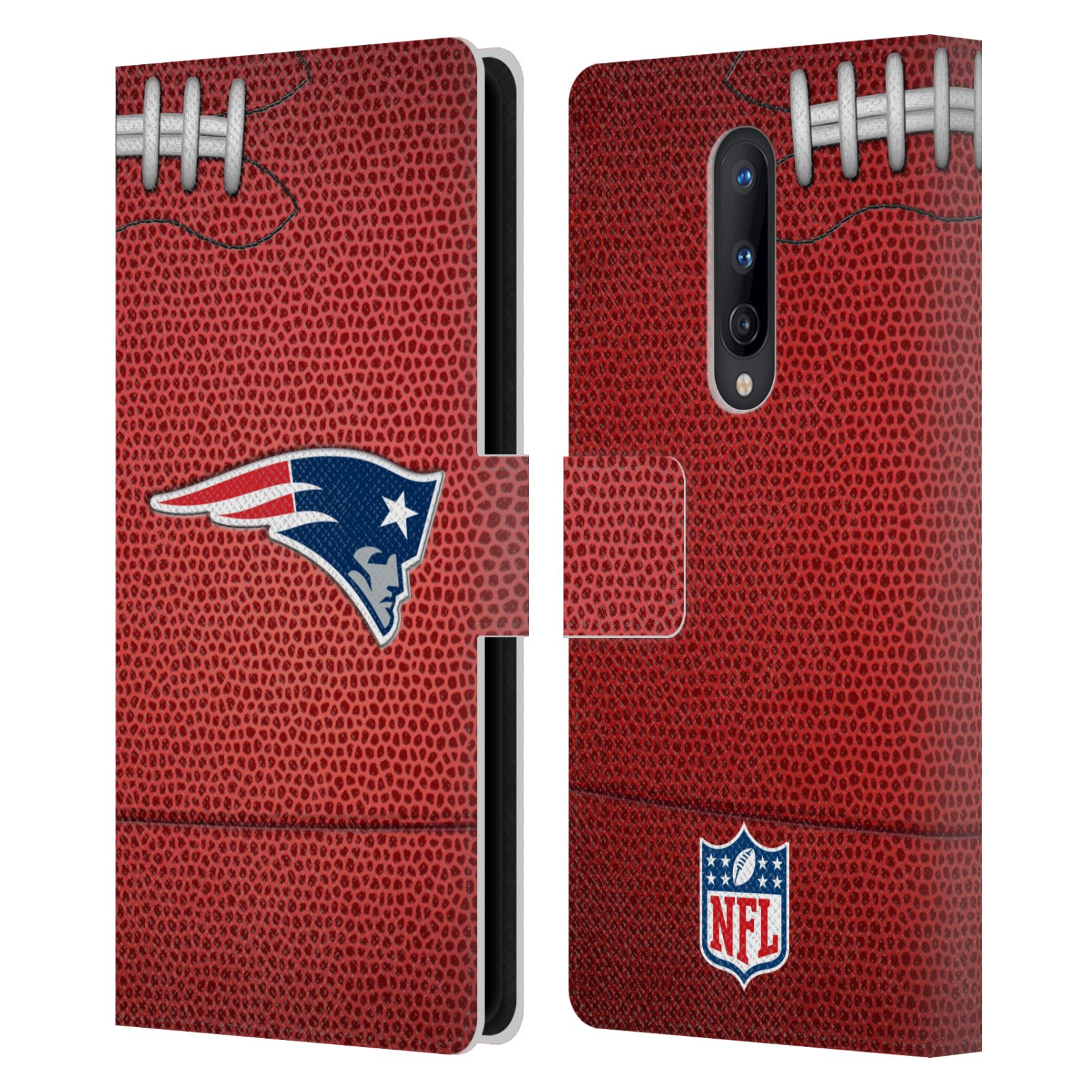 OFFICIAL NFL NEW ENGLAND PATRIOTS GRAPHICS LEATHER BOOK CASE FOR ONEPLUS PHONES - Picture 9 of 10